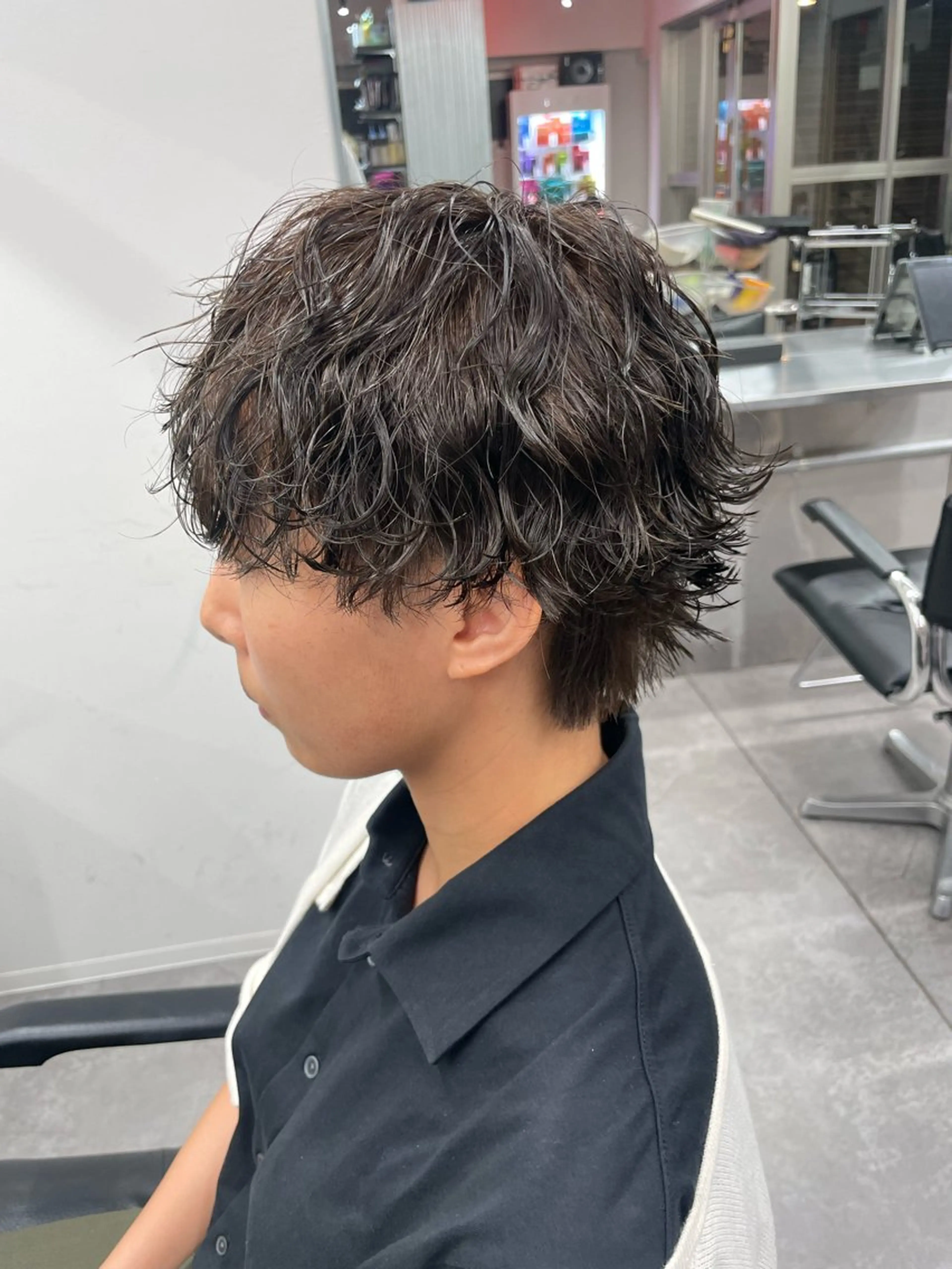 カラー パーマ メンズ カット ヘアカラー パーマ 町田エリアＮｏ．１/ パーマ特化/太田京希のヘアスタイル