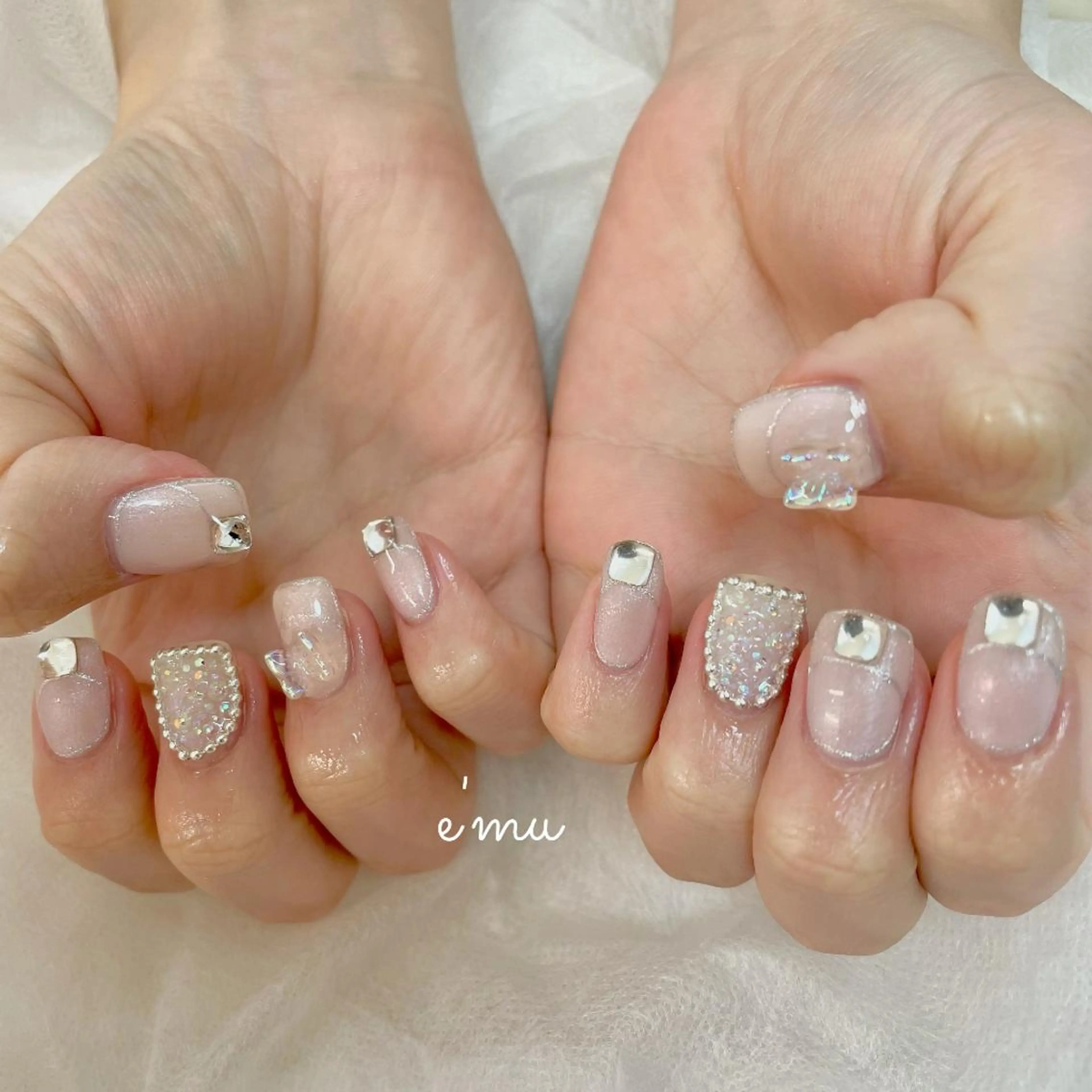 ネイル フレンチネイル nail salon e'mu💐のネイルデザイン