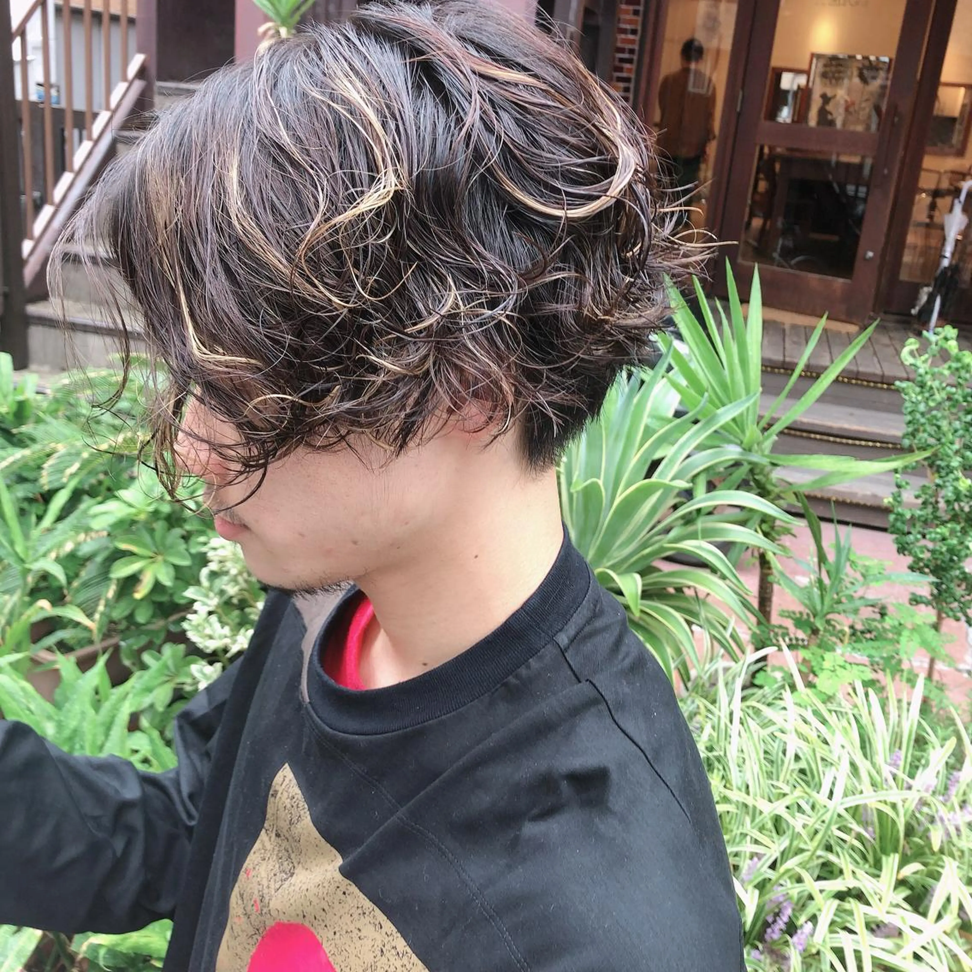 カラー パーマ メンズ enntaku 新宿所属・MASANA 🎱ディレクターのヘアスタイル