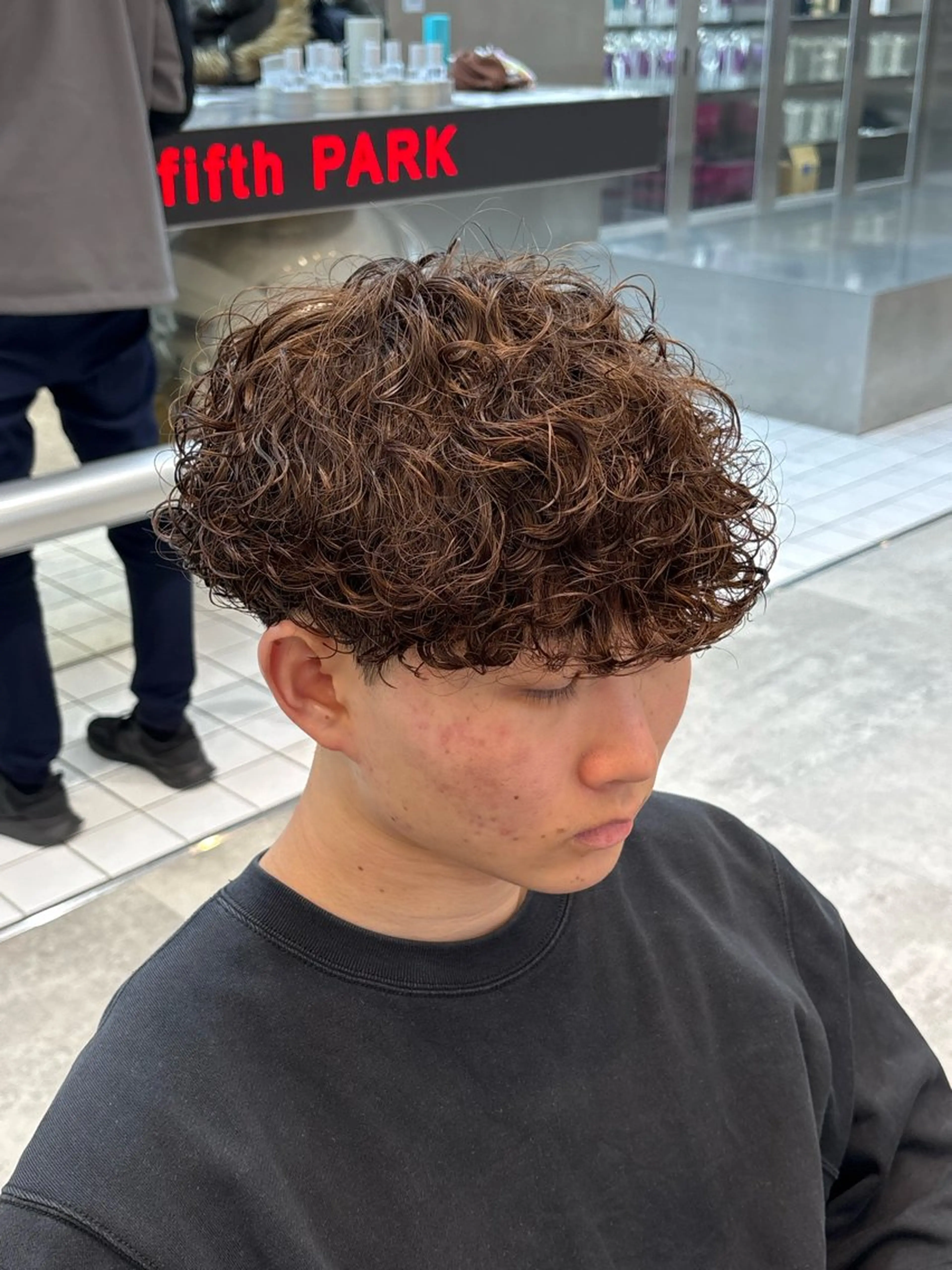 カラー パーマ メンズ カット ヘアカラー パーマ fifth 武正 琉生のヘアスタイル