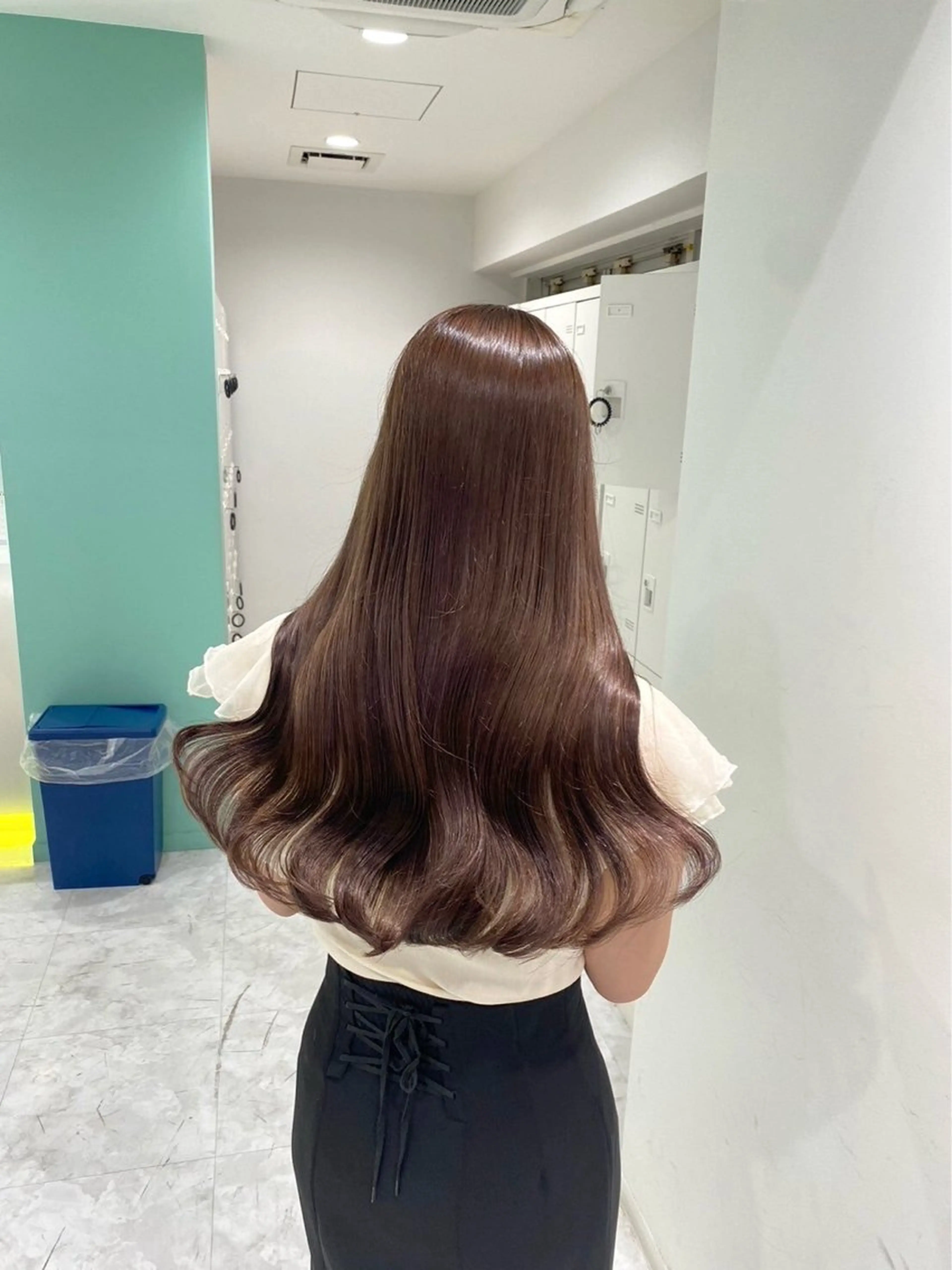 ロング カラー パーマ ヘアアレンジ メンズ ヘアカラー トリートメント 🩶盛れ✖️韓国ヘア 🩶Himari🎀のヘアスタイル