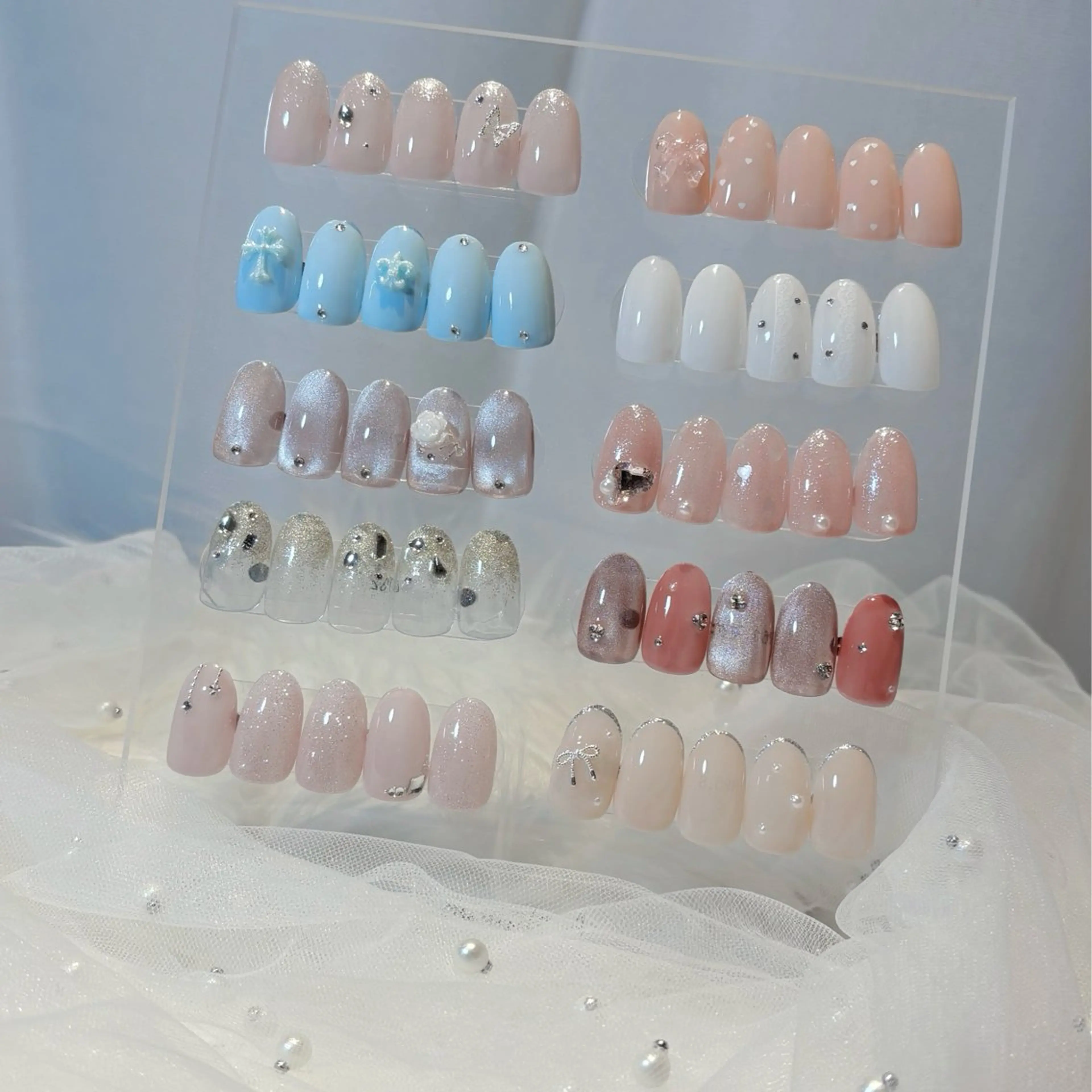 ネイル ガーリー 韓国ネイル ワンホンネイル Keli Nail 難波のネイルデザイン