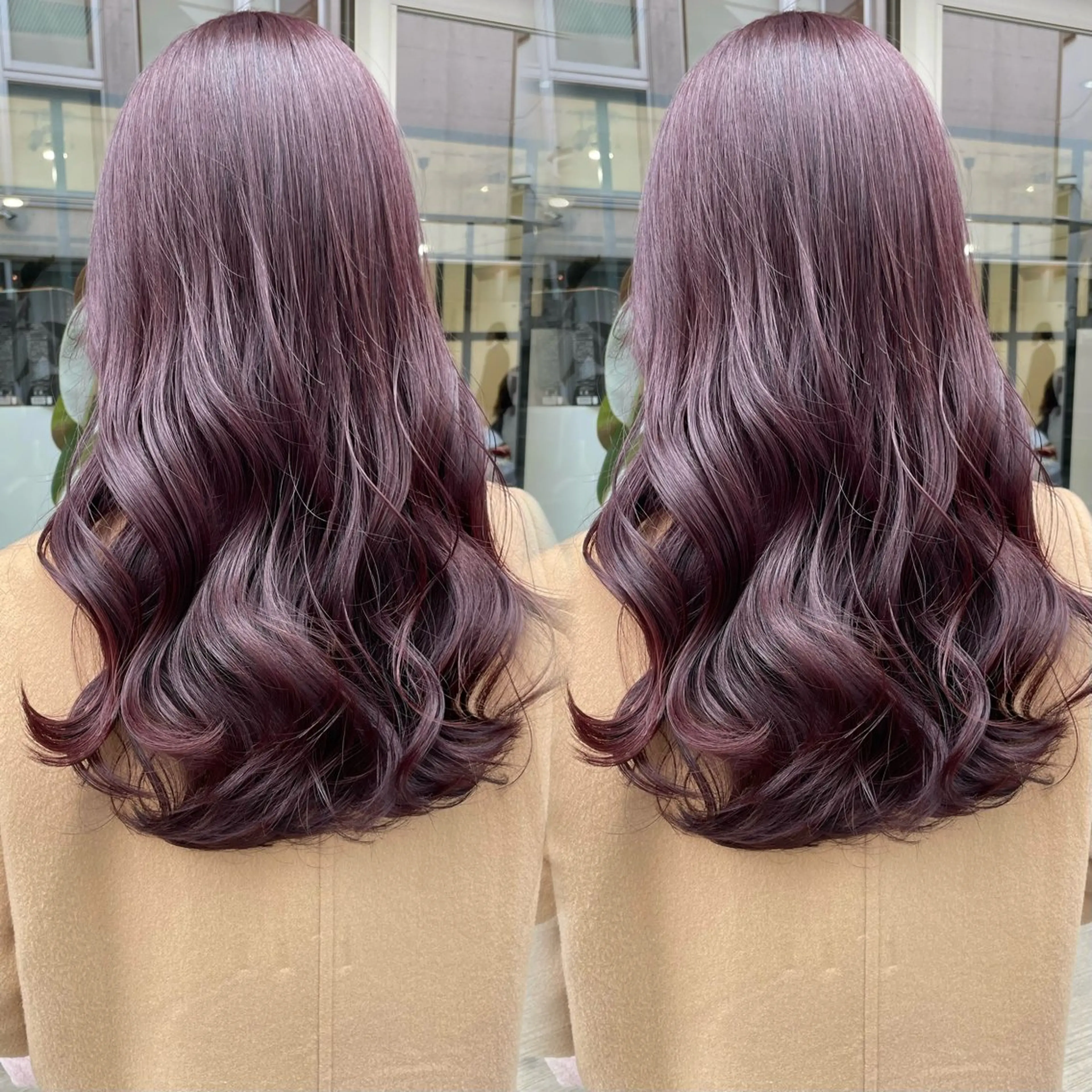 セミロング カラー kana ブリーチなしカラー✨のヘアスタイル
