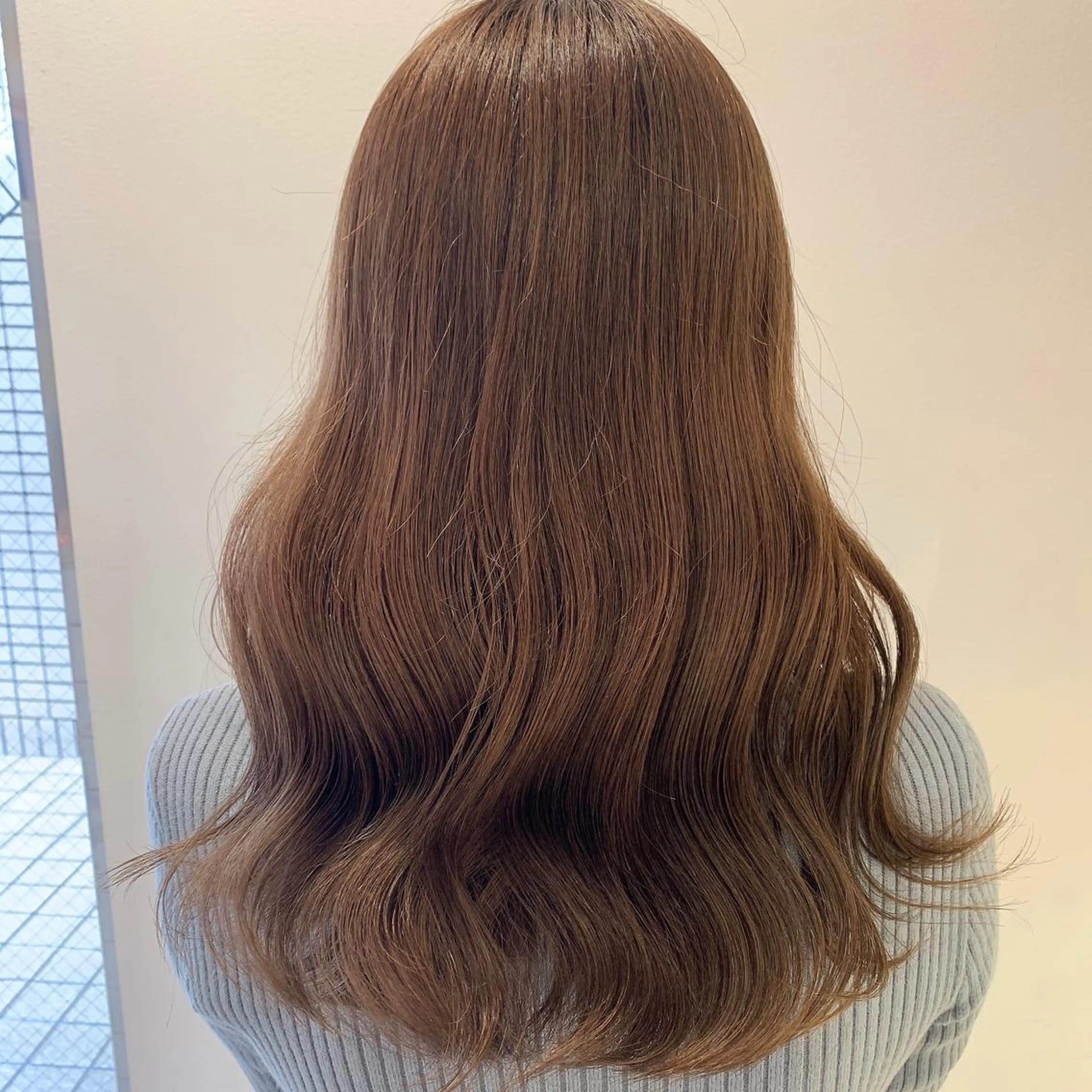 ロング レイヤー×グレージュ /ピンク🩷mioのヘアスタイル