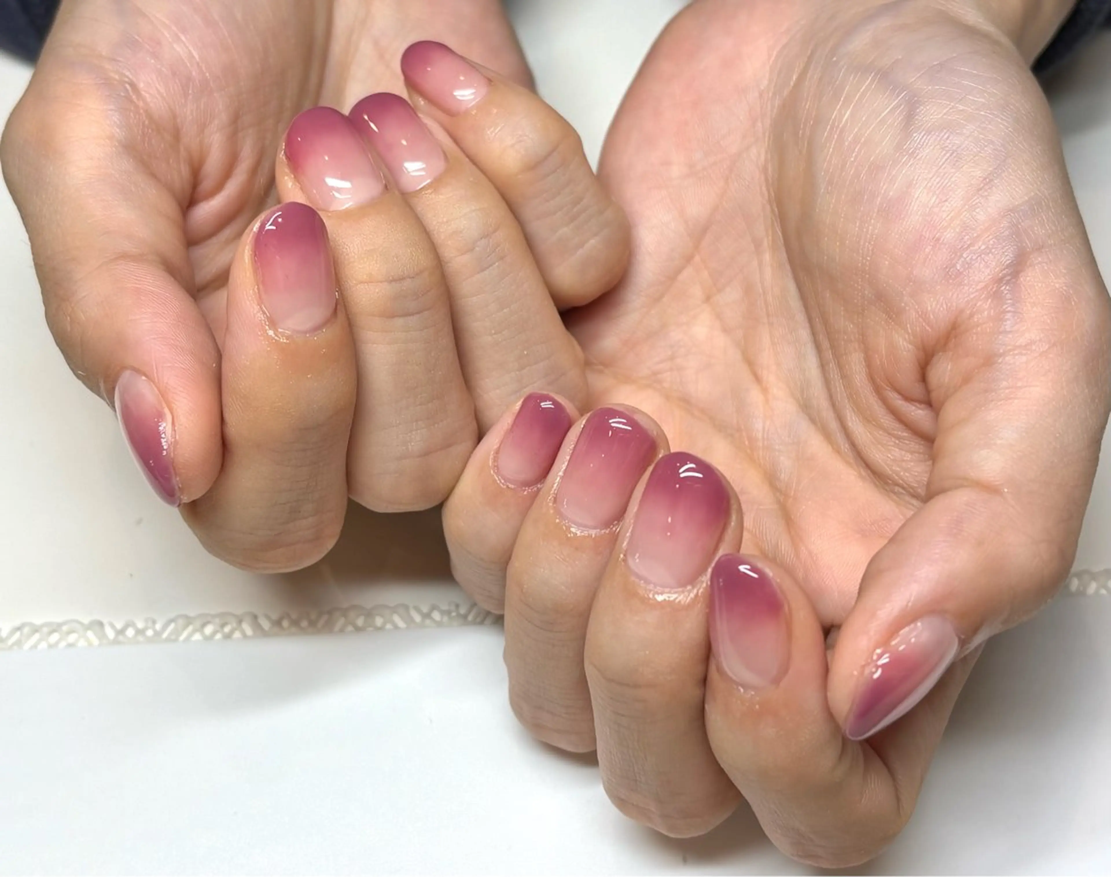 ネイル グラデーション ハンドネイル みぎた かのこのネイルデザイン