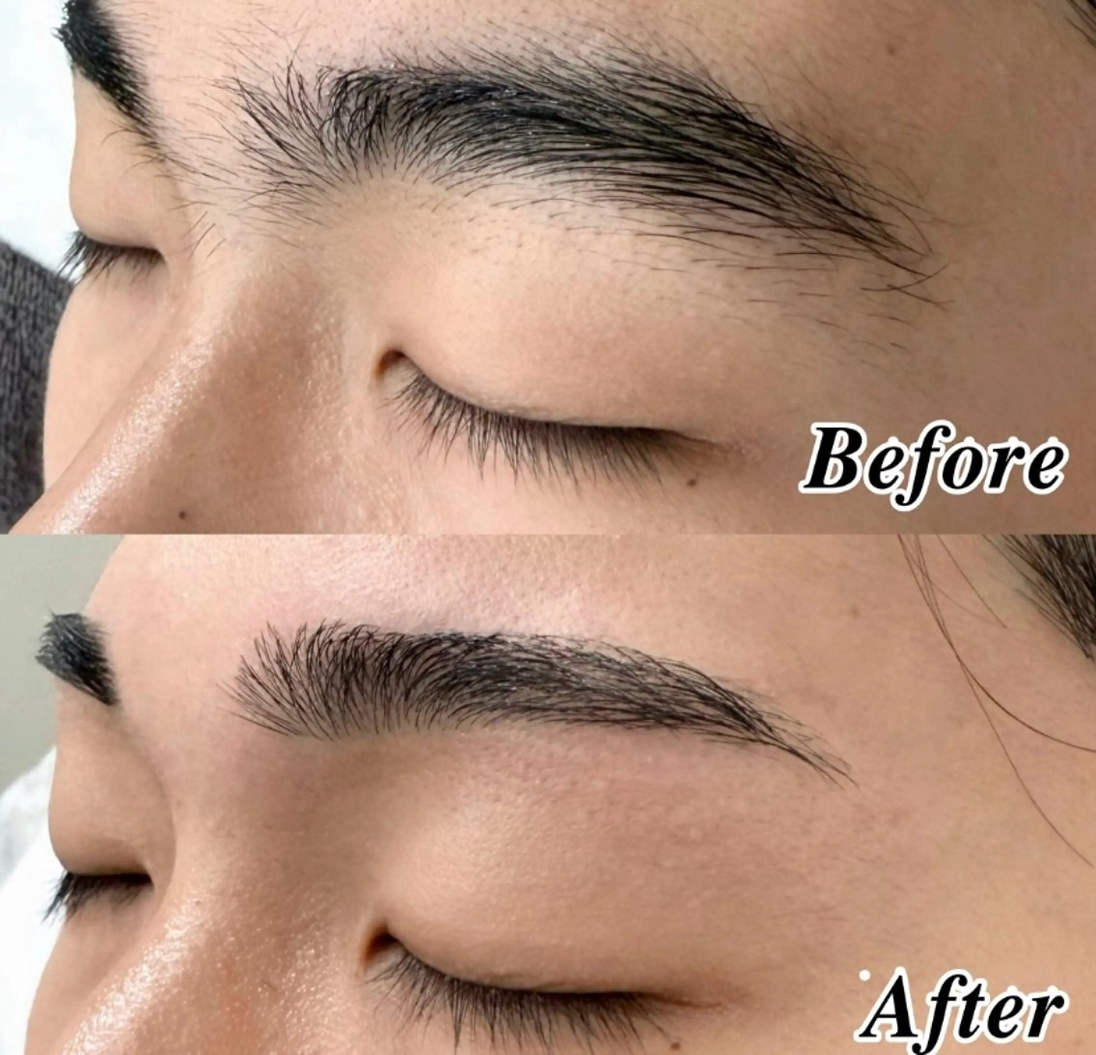 メンズ アイブロウ メンズアイブロウ 眉毛ワックス脱毛 エサージュオム新宿店所属・新宿メンズ専門垢抜け 眉毛モデル無料🌸の眉毛・アイブロウイメージ