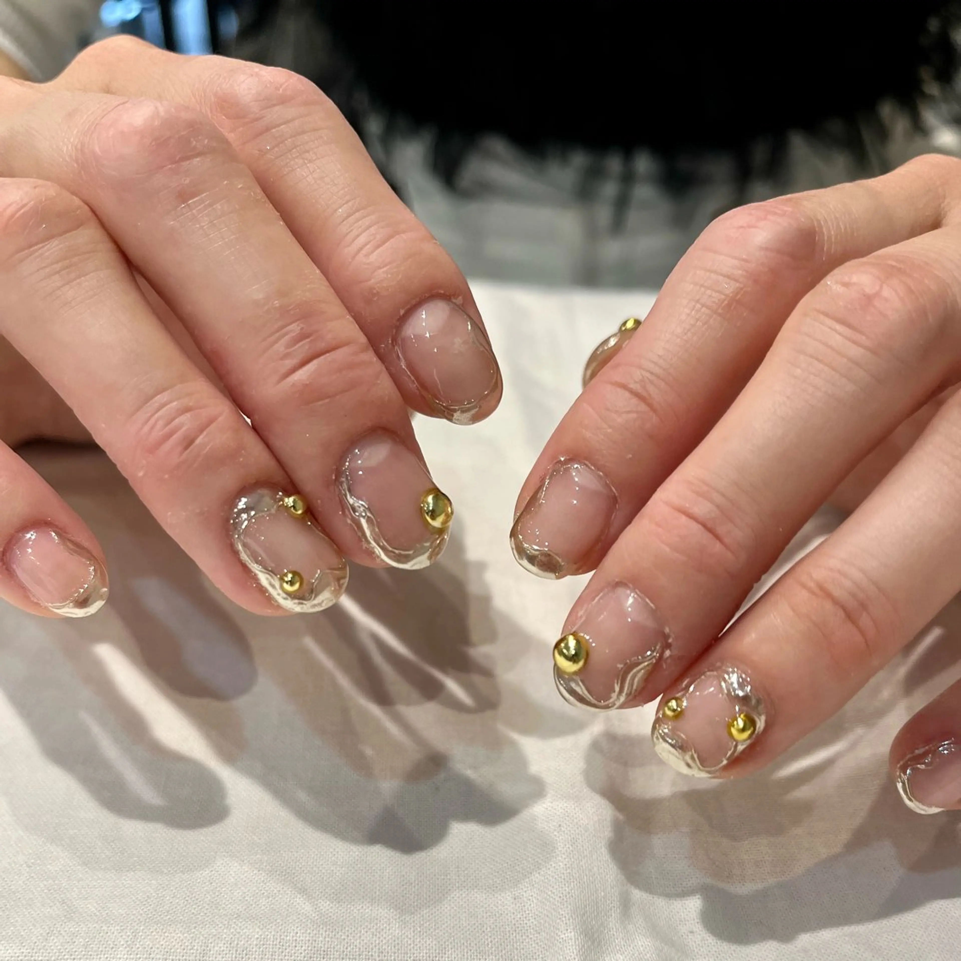 ネイル ミラーネイル nail room Hotori.のネイルデザイン