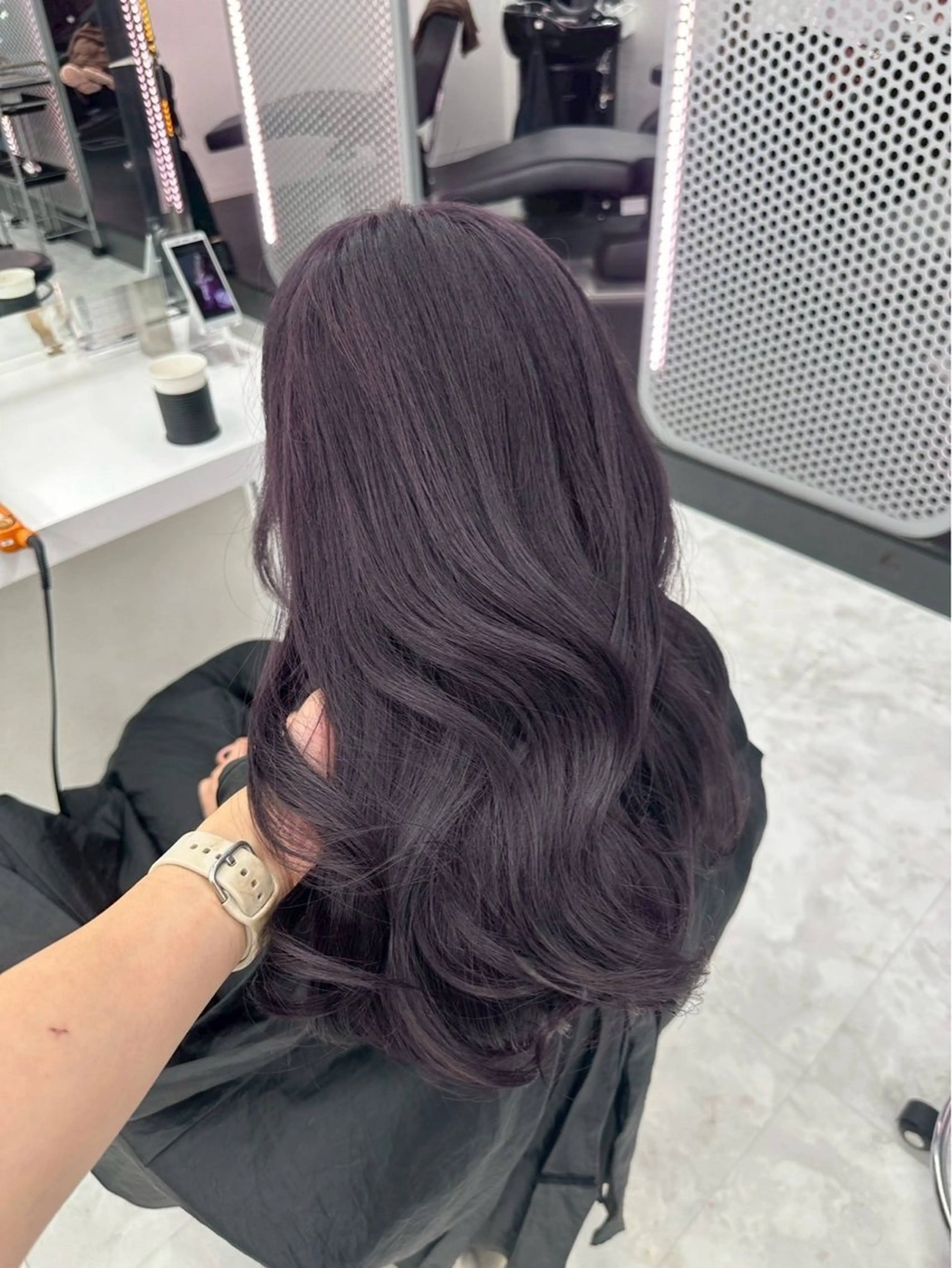 ロング ブリーチなし🫧韓国 🫧HANA🫧のヘアスタイル