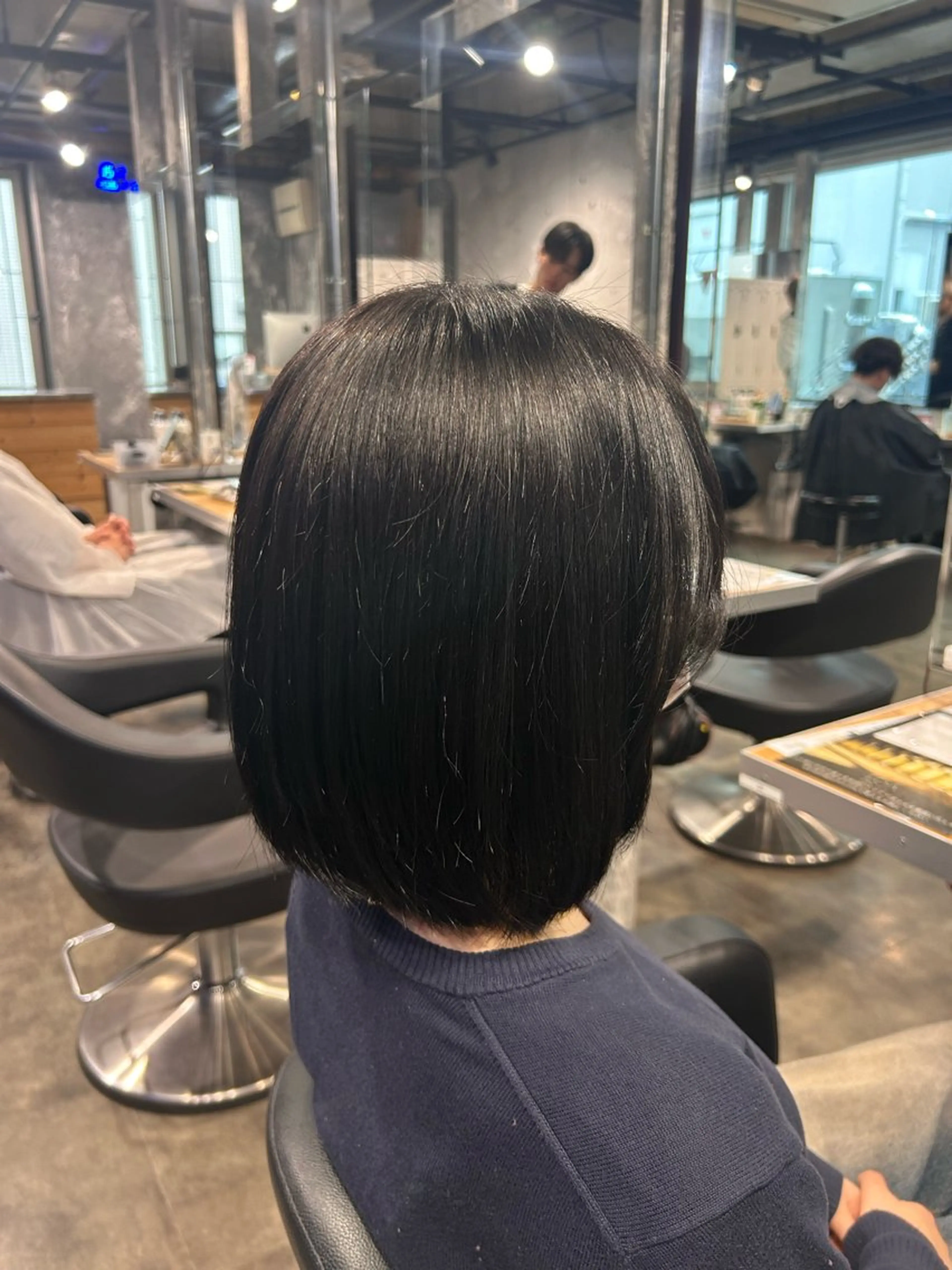 ショート カラー ヘアカラー トリートメント モデル募集💙韓国 スタイル💙亜子のヘアスタイル