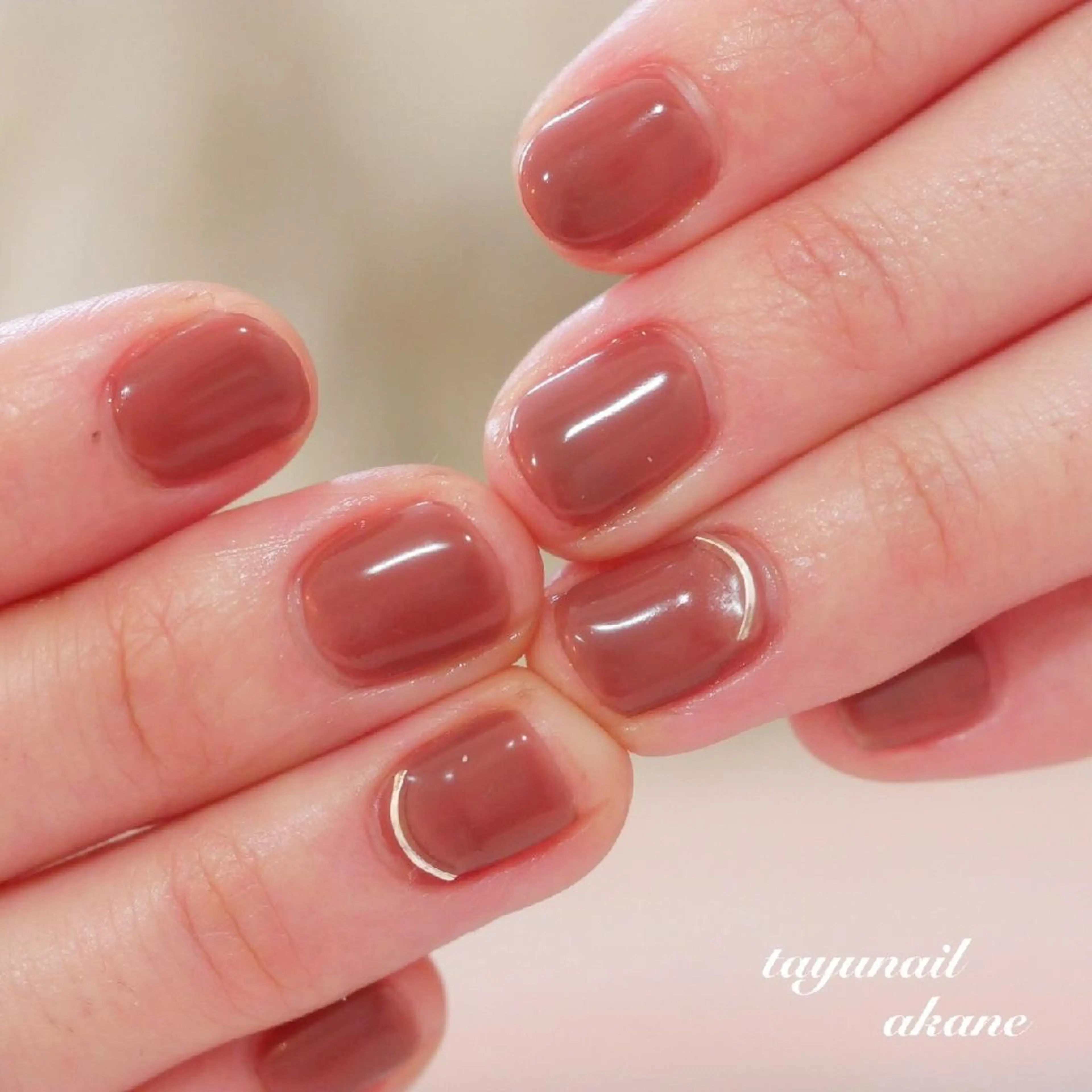 ネイル ブルー ジェルネイル ワンカラーネイル パラジェル 春ネイル ネイルサロン・ネイルスクール　たゆnail所属・ネイルサロン 【たゆnail】のネイルデザイン