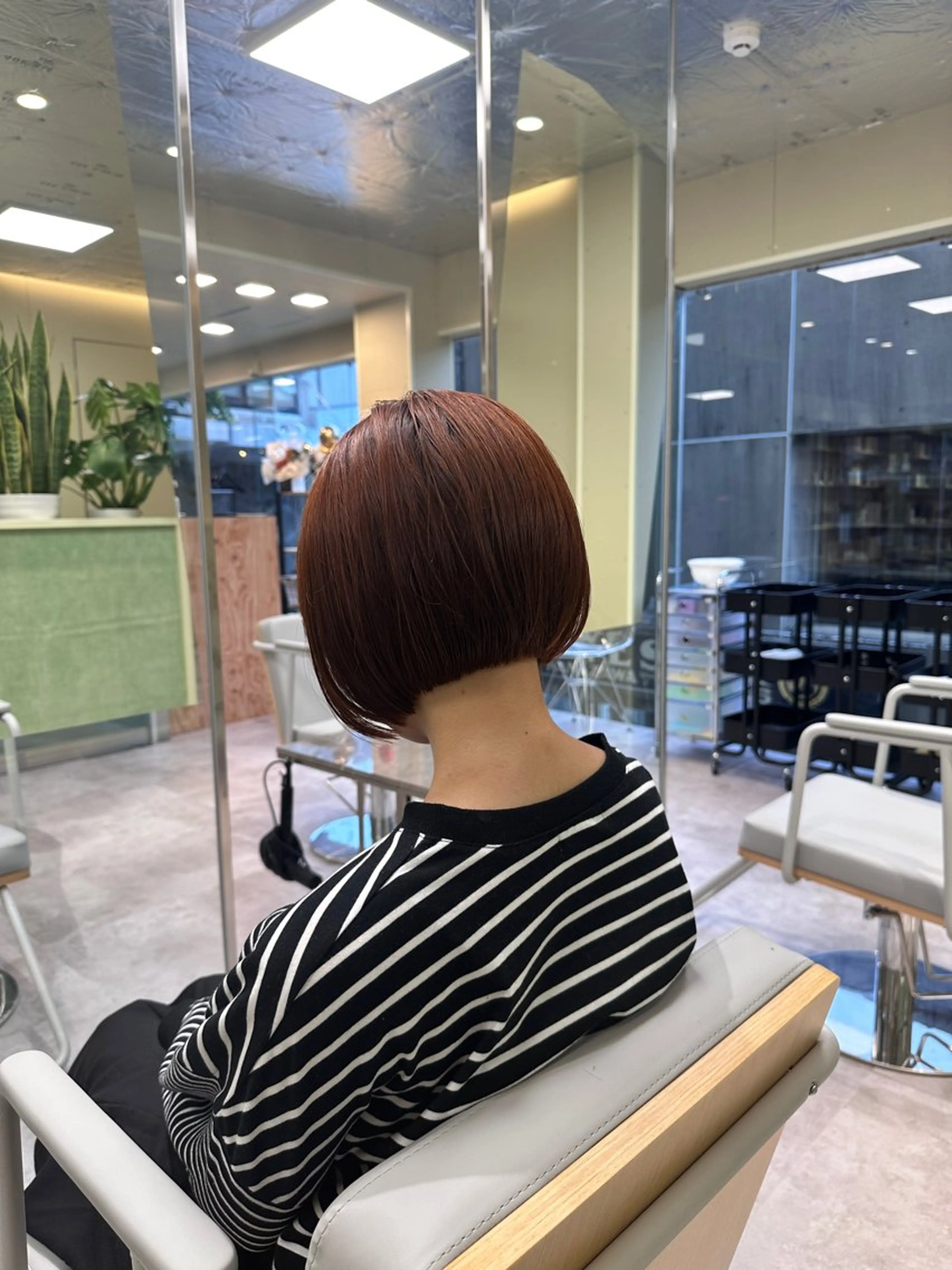 ショート ボブ/ぱつっとボブ/ 谷口 海星のヘアスタイル