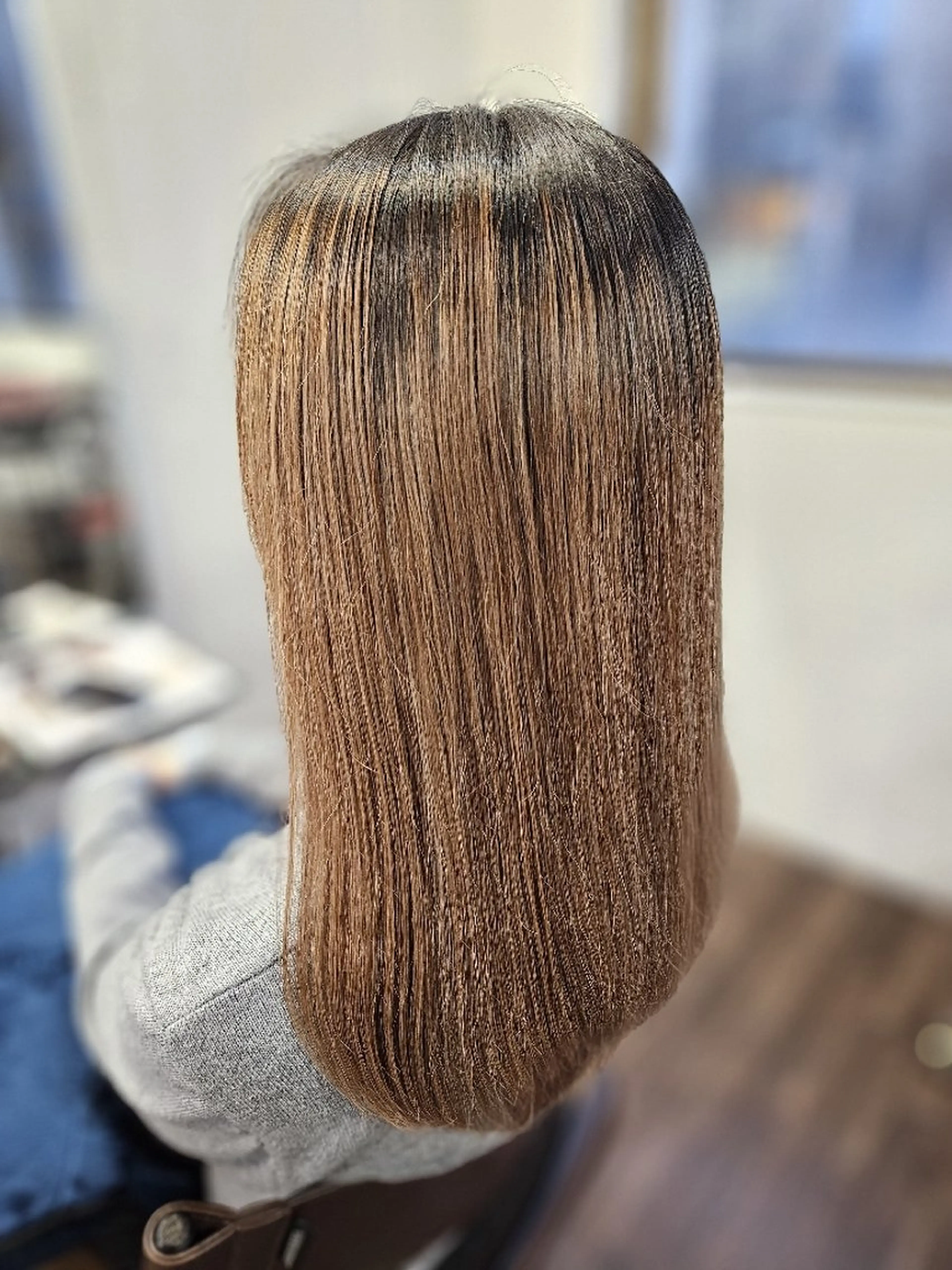 セミロング カラー ベージュカラー カット ヘアカラー トリートメント terra✂️川嶋 大輔のヘアスタイル