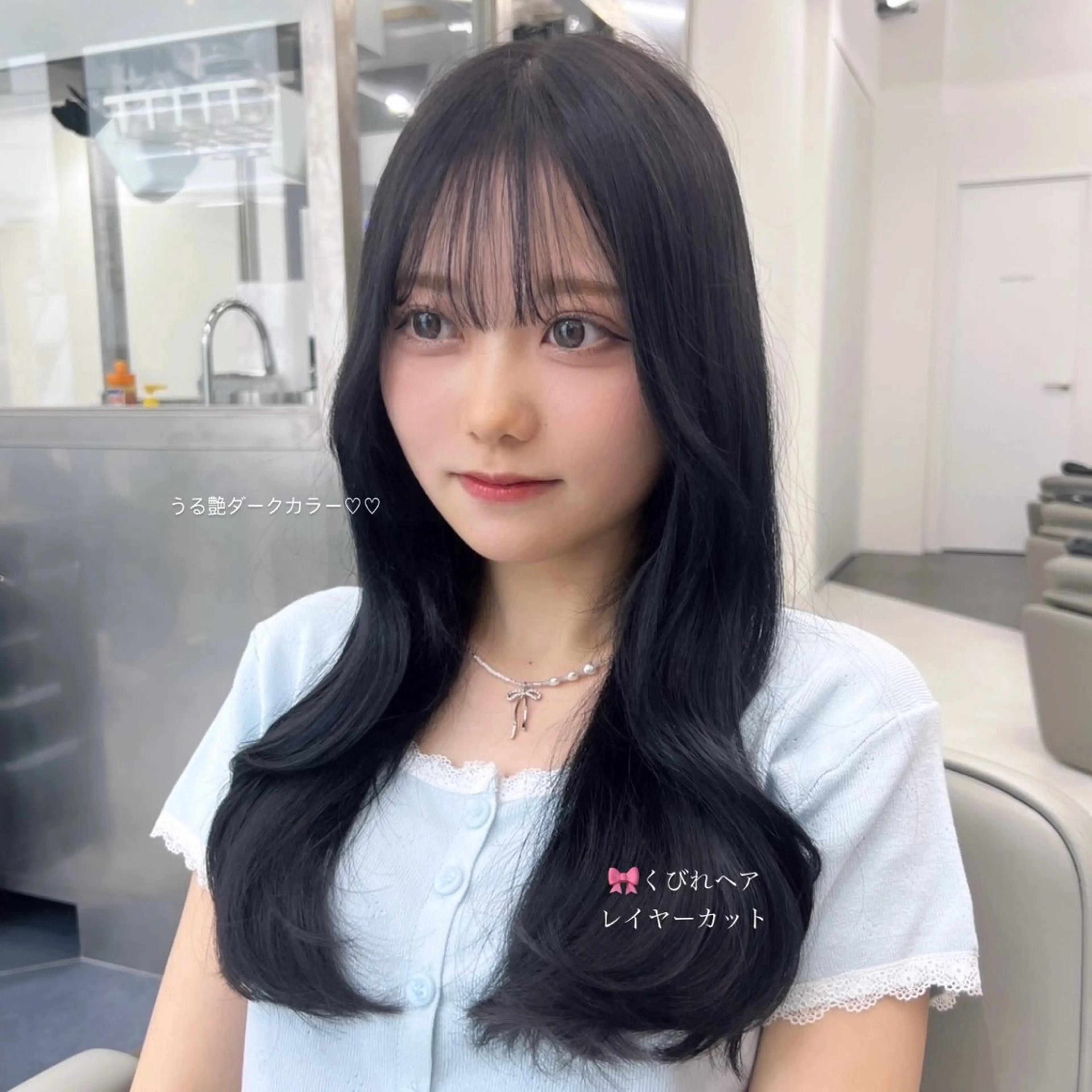 ミディアム カラー ヘアアレンジ 最新艶髪トレンド￤ ヘア￤miyu🐒♡のヘアスタイル