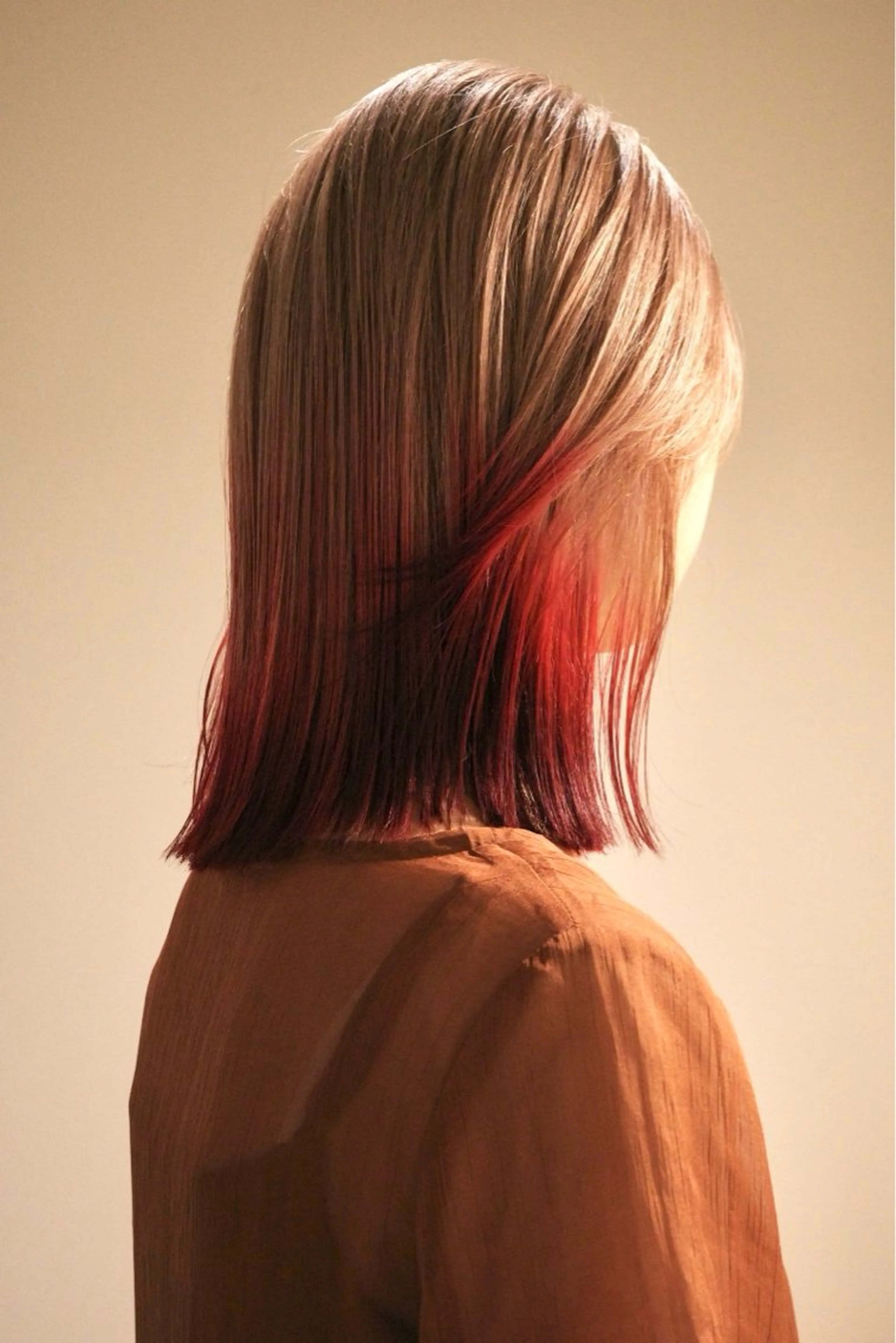 ミディアム カラー Hair & make Lamp所属・梅田のブリーチ特化 美容師KAI🥰のヘアスタイル