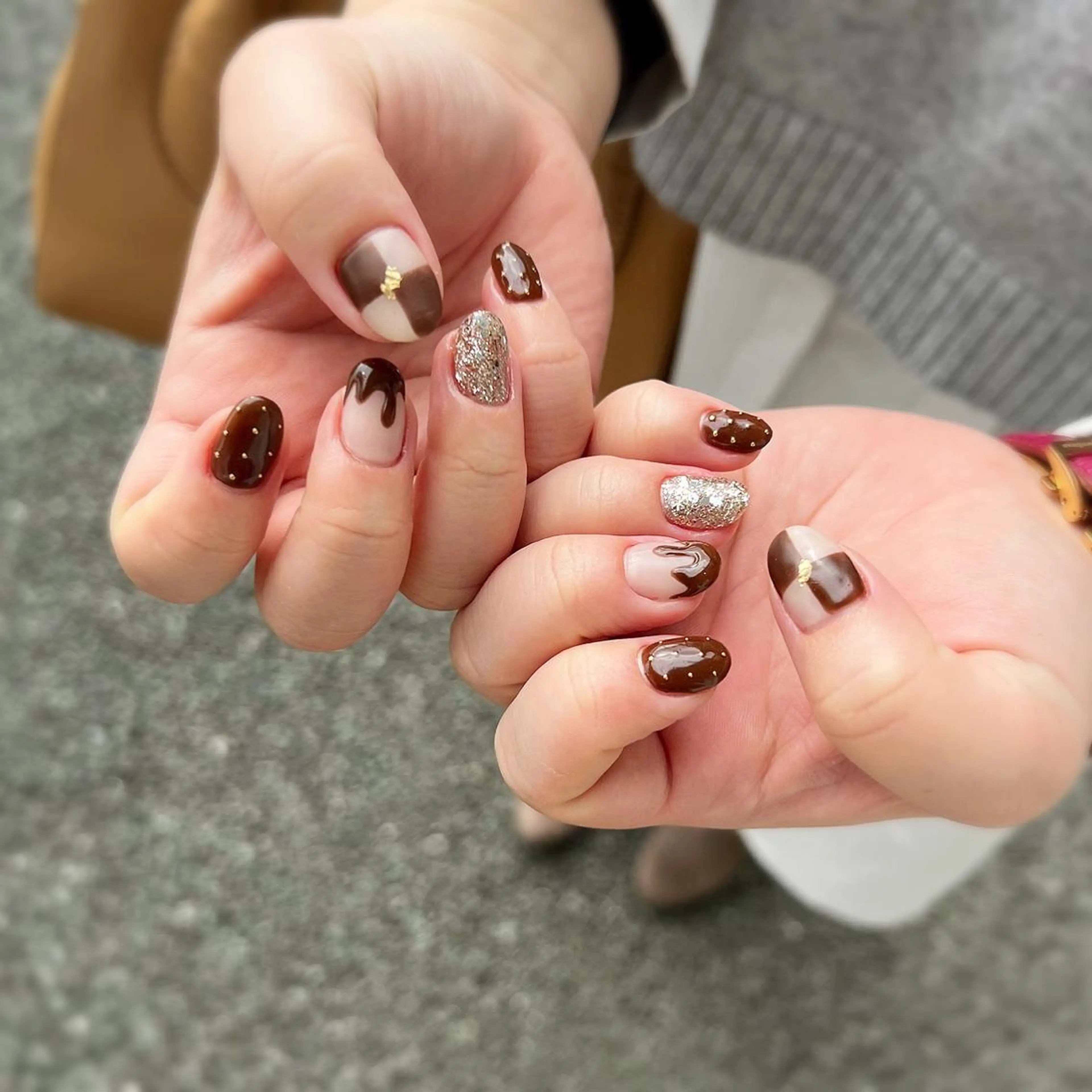 ネイル バレンタイン ハンドネイル nail salon Regaosのネイルデザイン