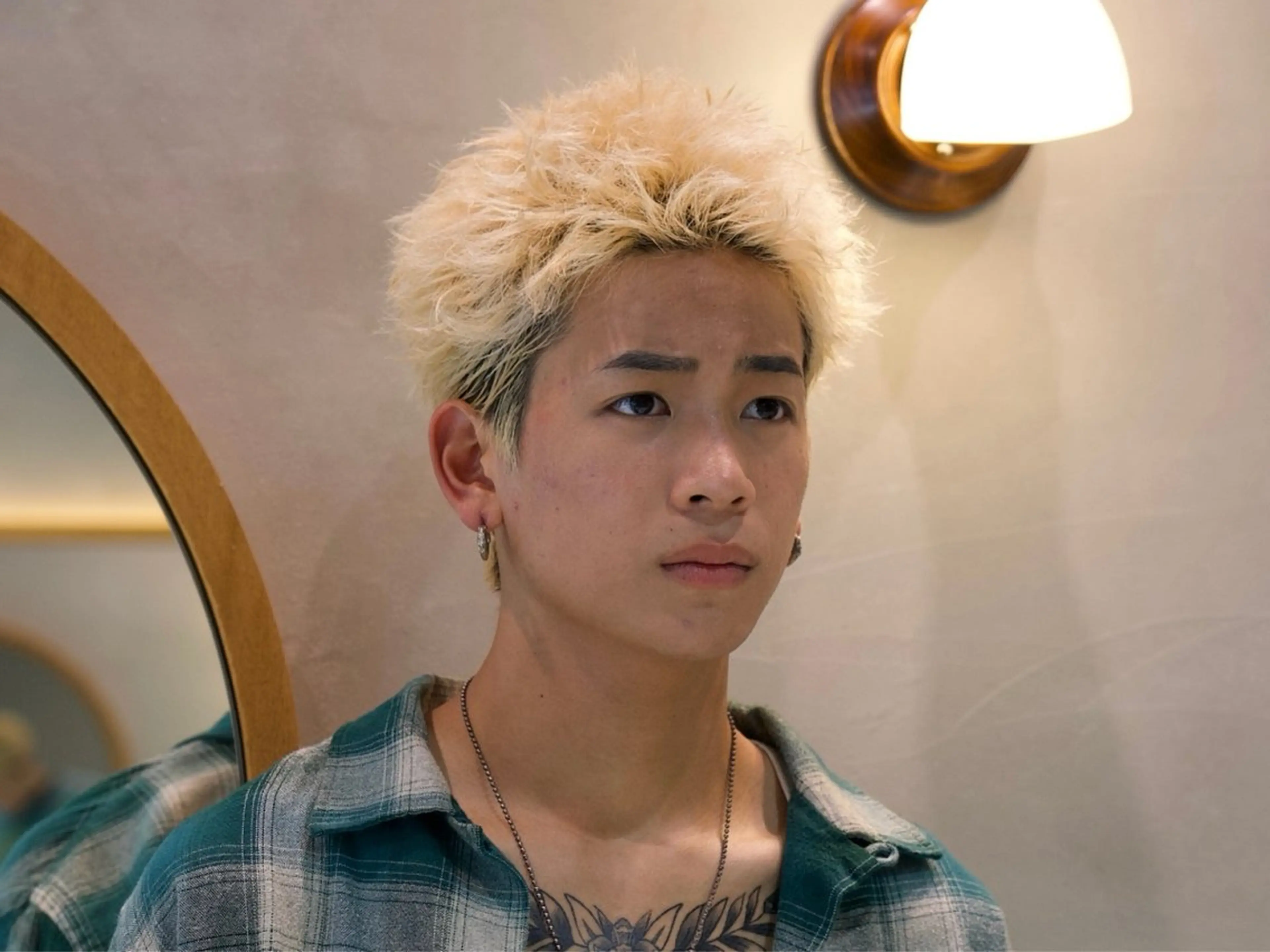 ブリーチ込みダブルカラーの写真