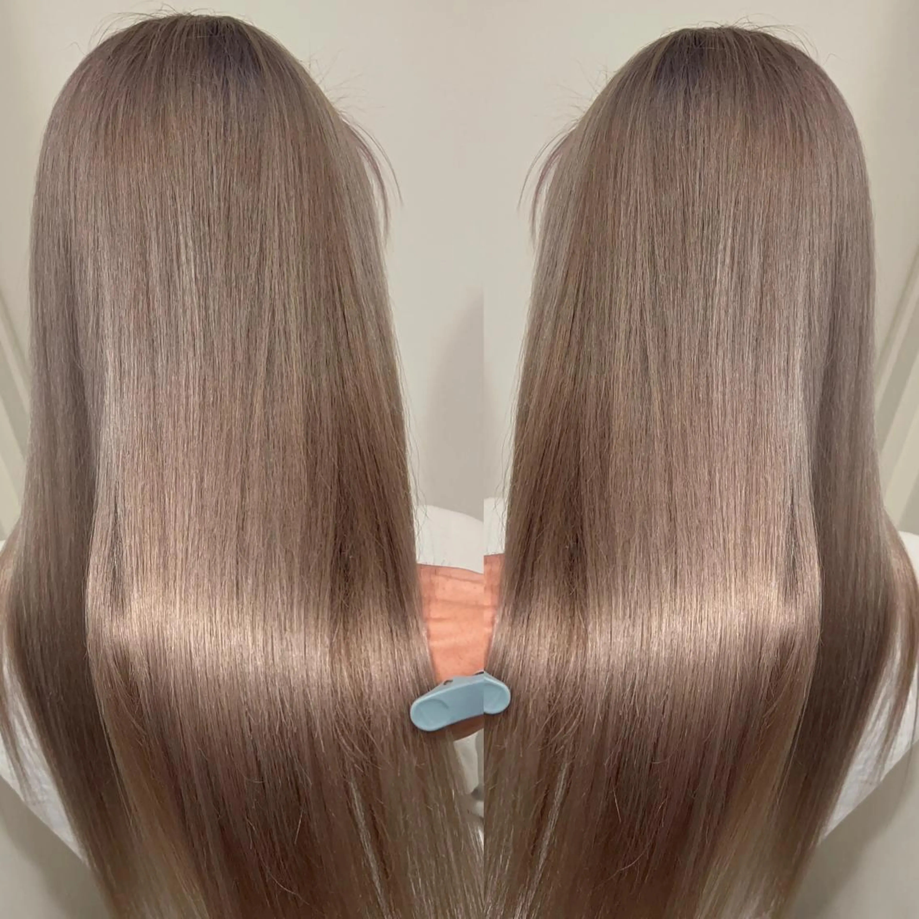 セミロング カラー ヘアアレンジ 🔥ハイトーンカラー ギャルNAOKI🔥のヘアスタイル