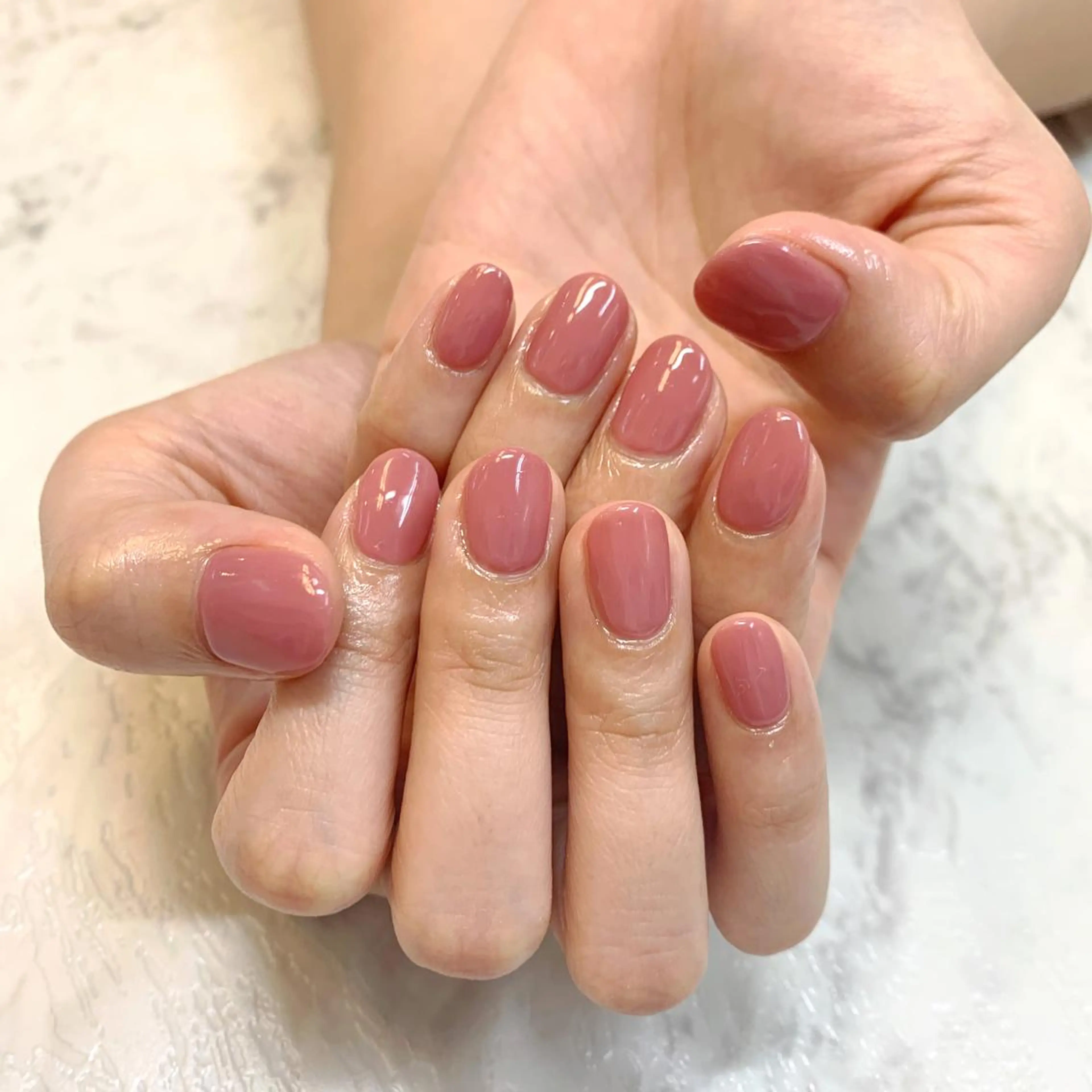ネイル ジェルネイル ワンカラーネイル パラジェル ハンドネイル N-mode nail salon所属・NAIL 🎀 AIRIのネイルデザイン