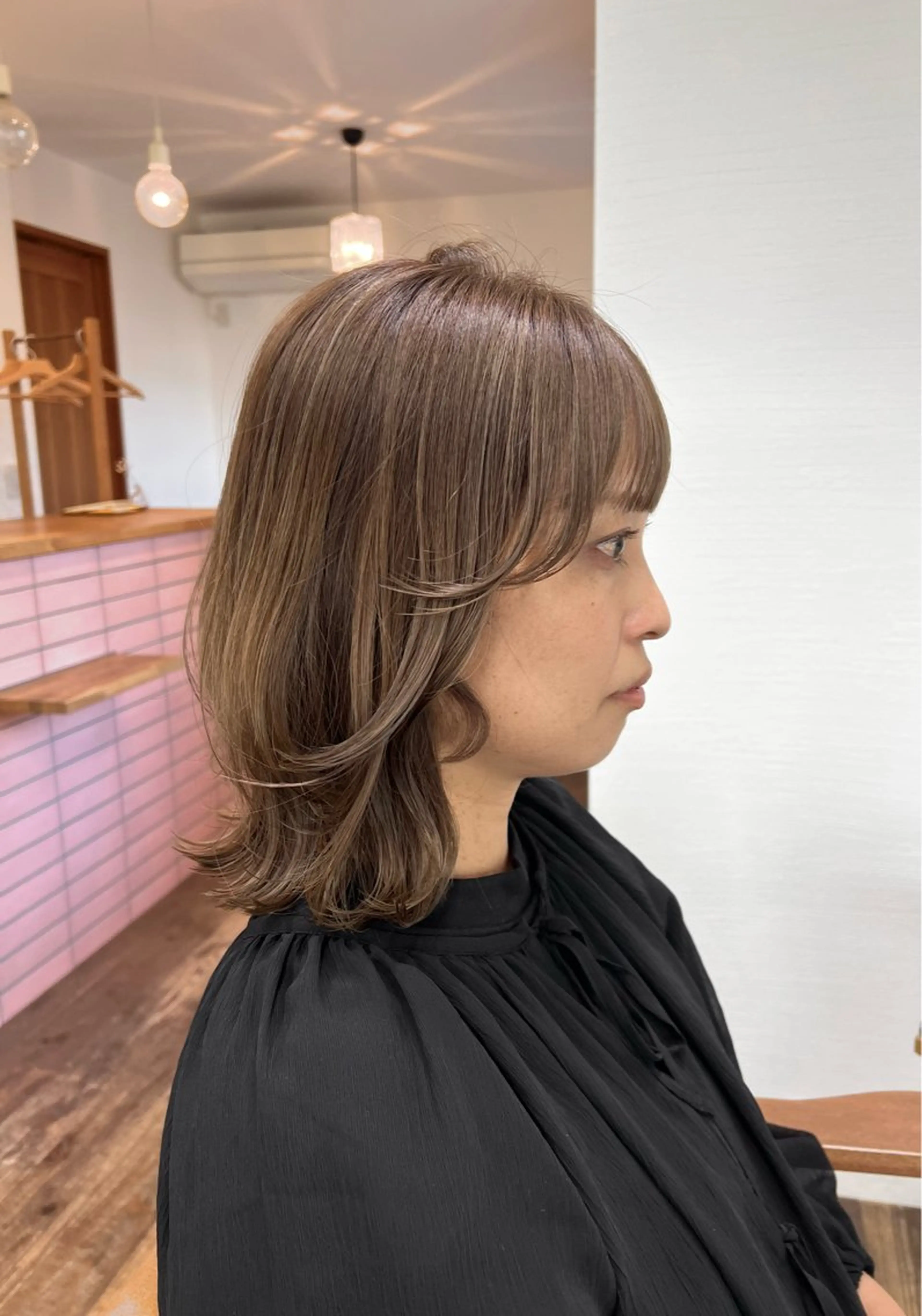 ミディアム Strawberry所属・原田 志保のヘアスタイル