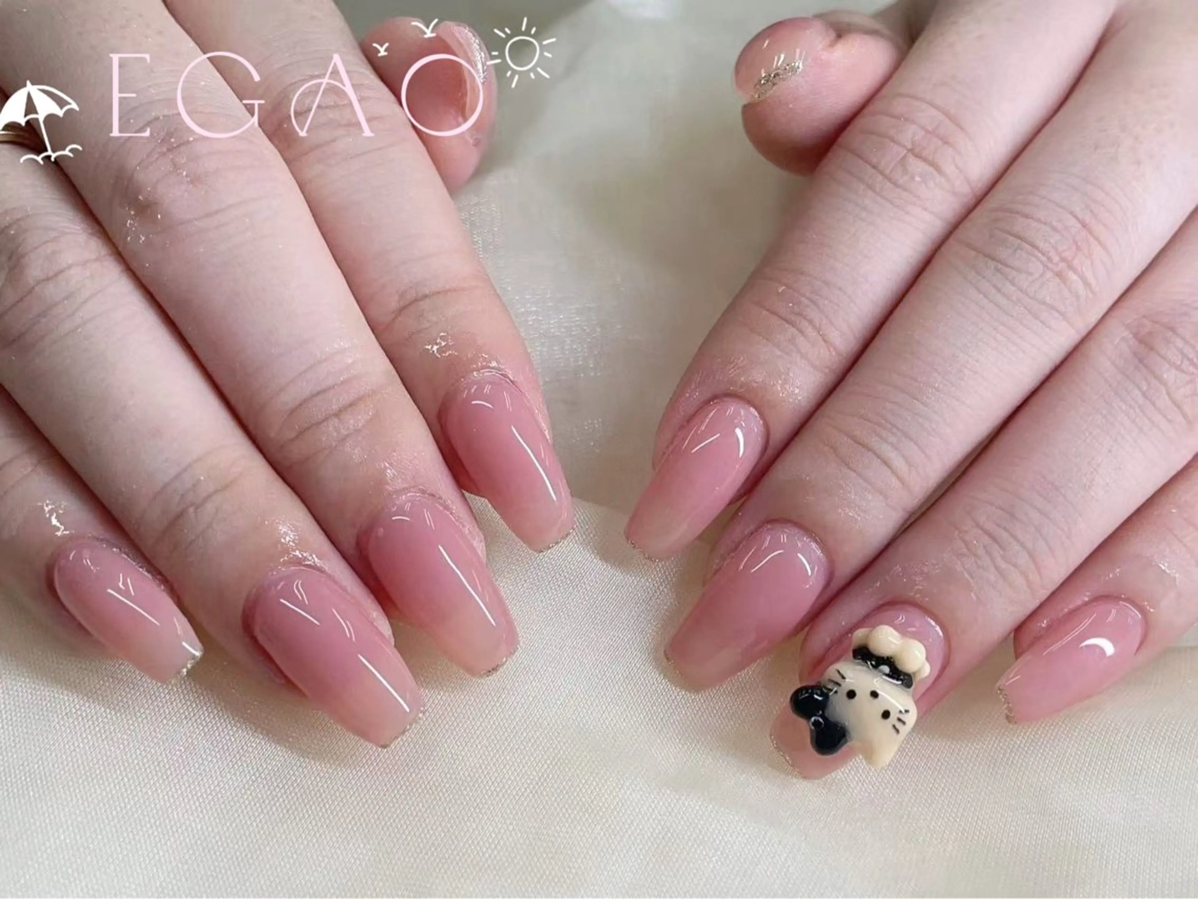 ネイル アートネイル フットネイル フレンチネイル ジェルネイル グラデーション ハンドネイル Egao Nail Salonのネイルデザイン