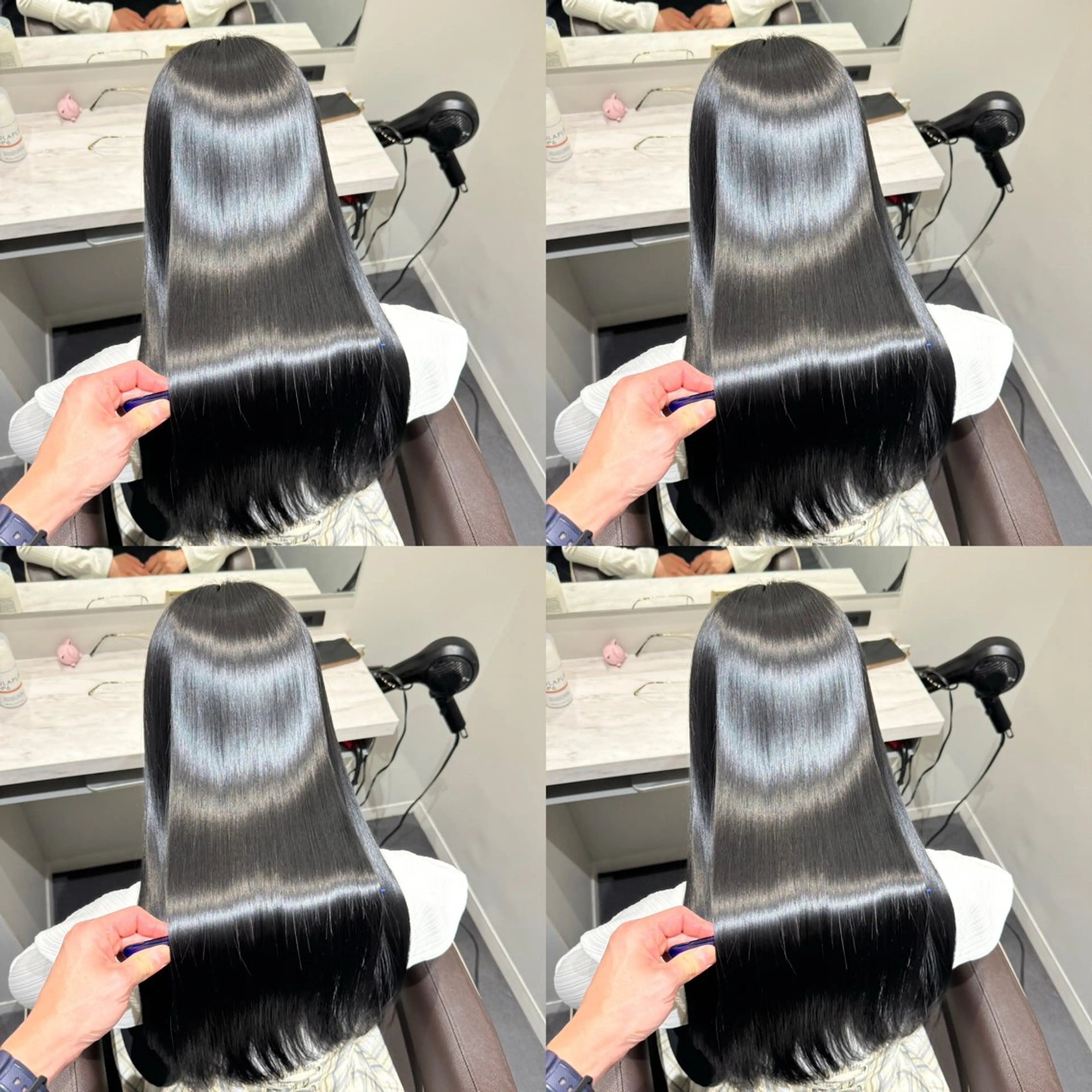 ロング カラー 髪質改善 韓国風ヘア 縮毛矯正 SALOWIN east店6F所属・TAKUMI 【美髪特化】のヘアスタイル