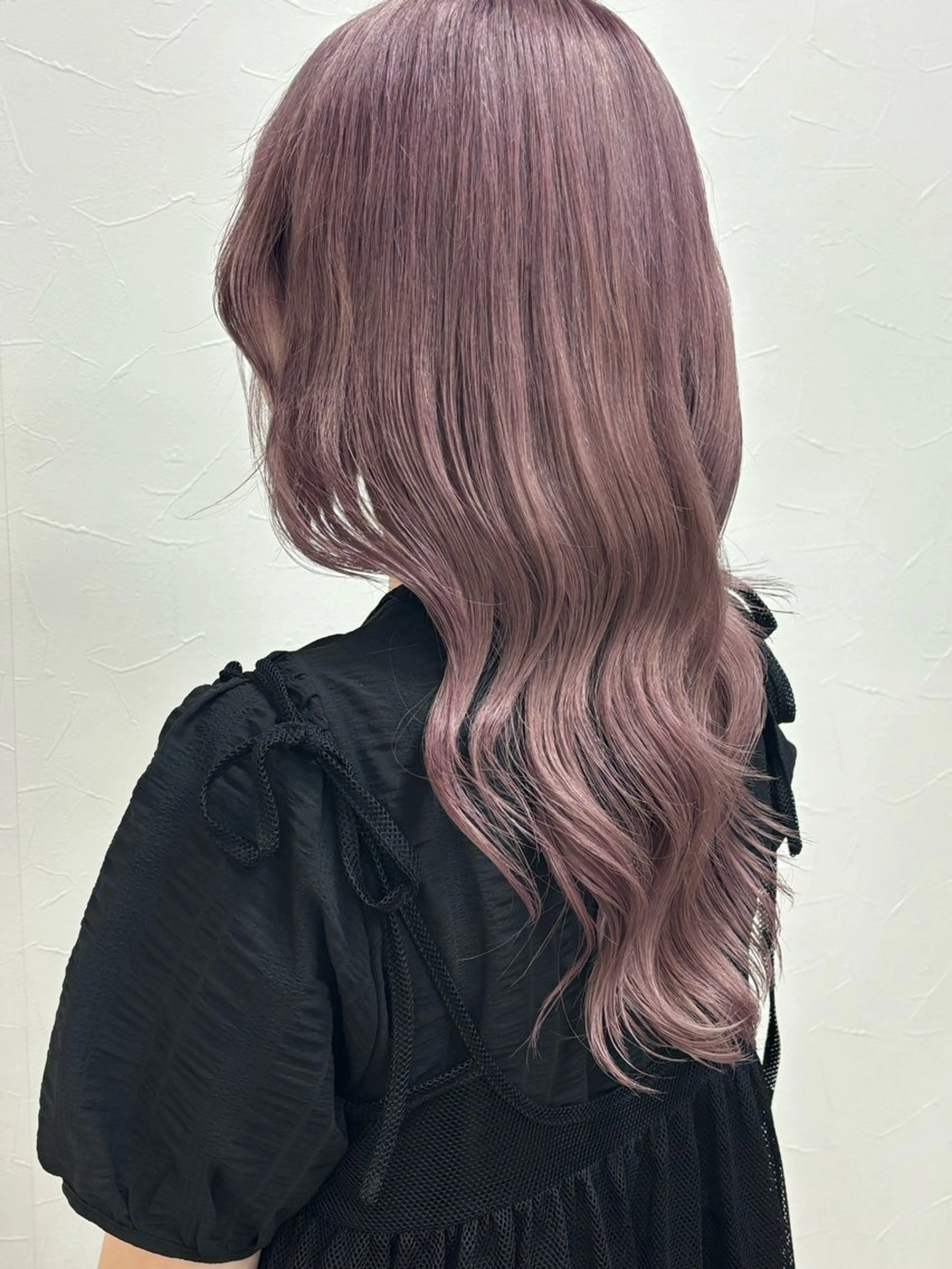 ロング カラー ヘアアレンジ ヘアカラー MOE /艶感カラー /韓国風スタイルのヘアスタイル