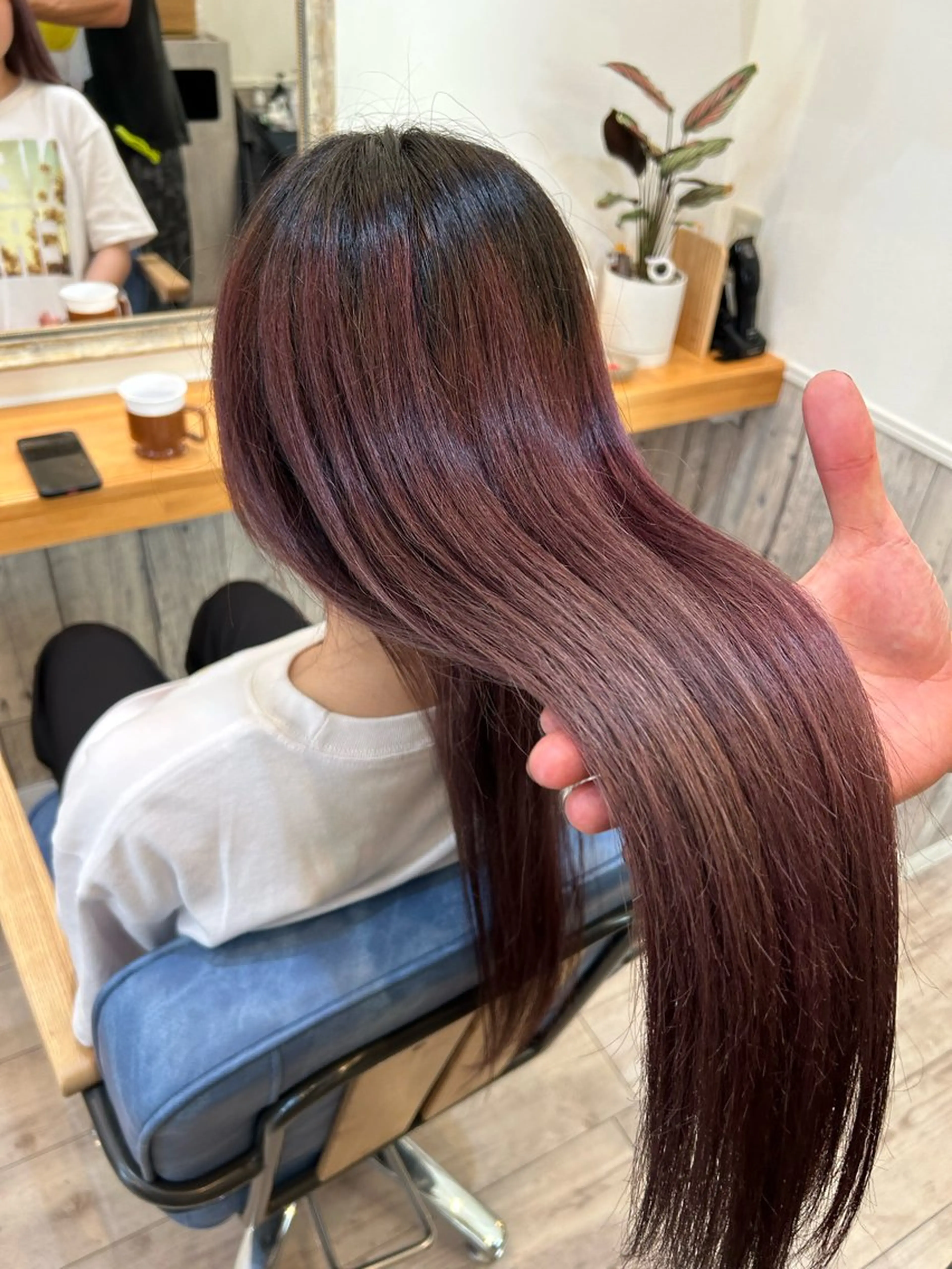 ロング カラー Hair  salon Orchid所属・✨透明感カラー✨小形 大美✨のヘアスタイル