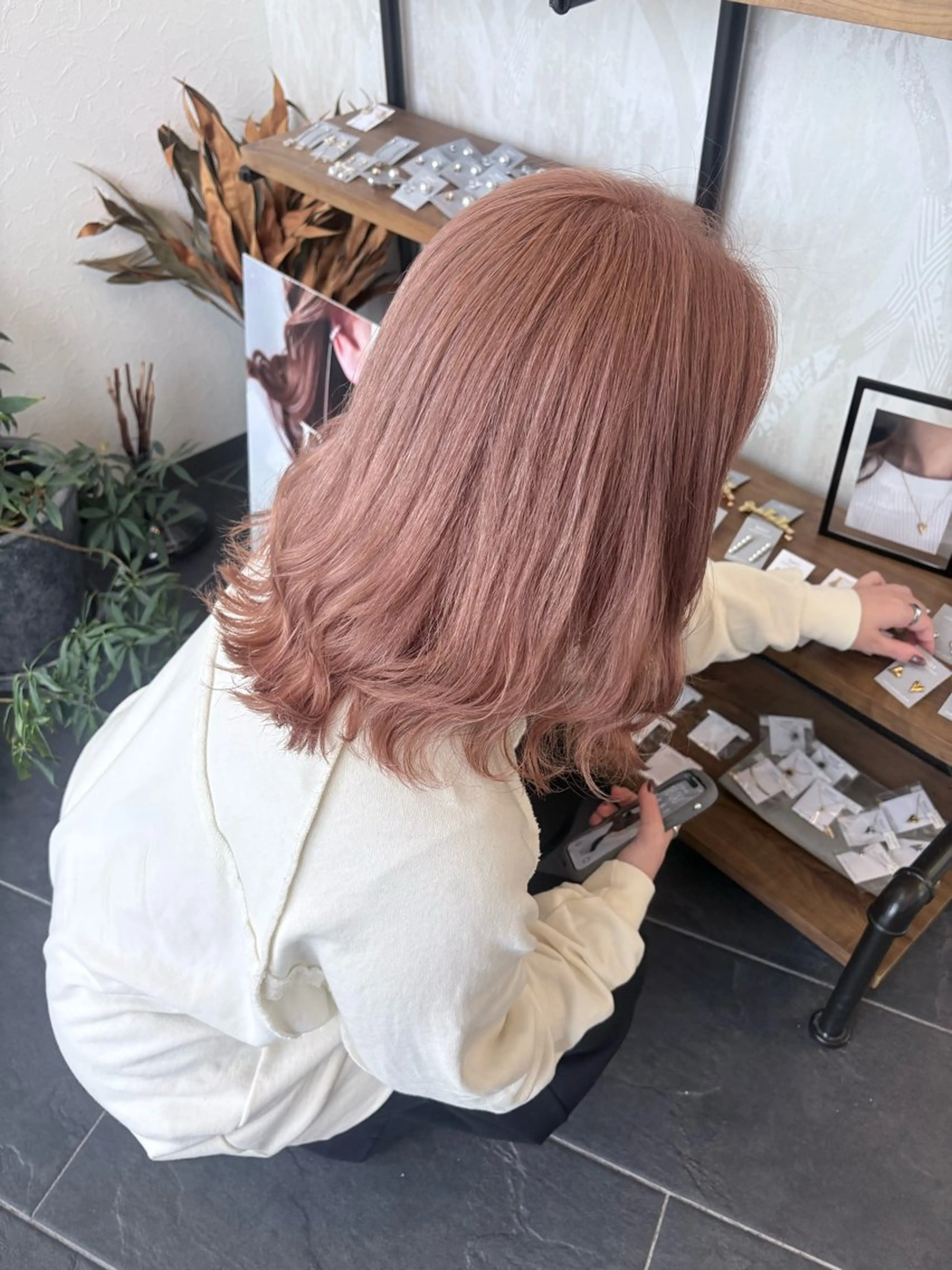 ミディアム カラー ヘアカラー STRAAL所属・カットモデル✂️ ゆうかのヘアスタイル