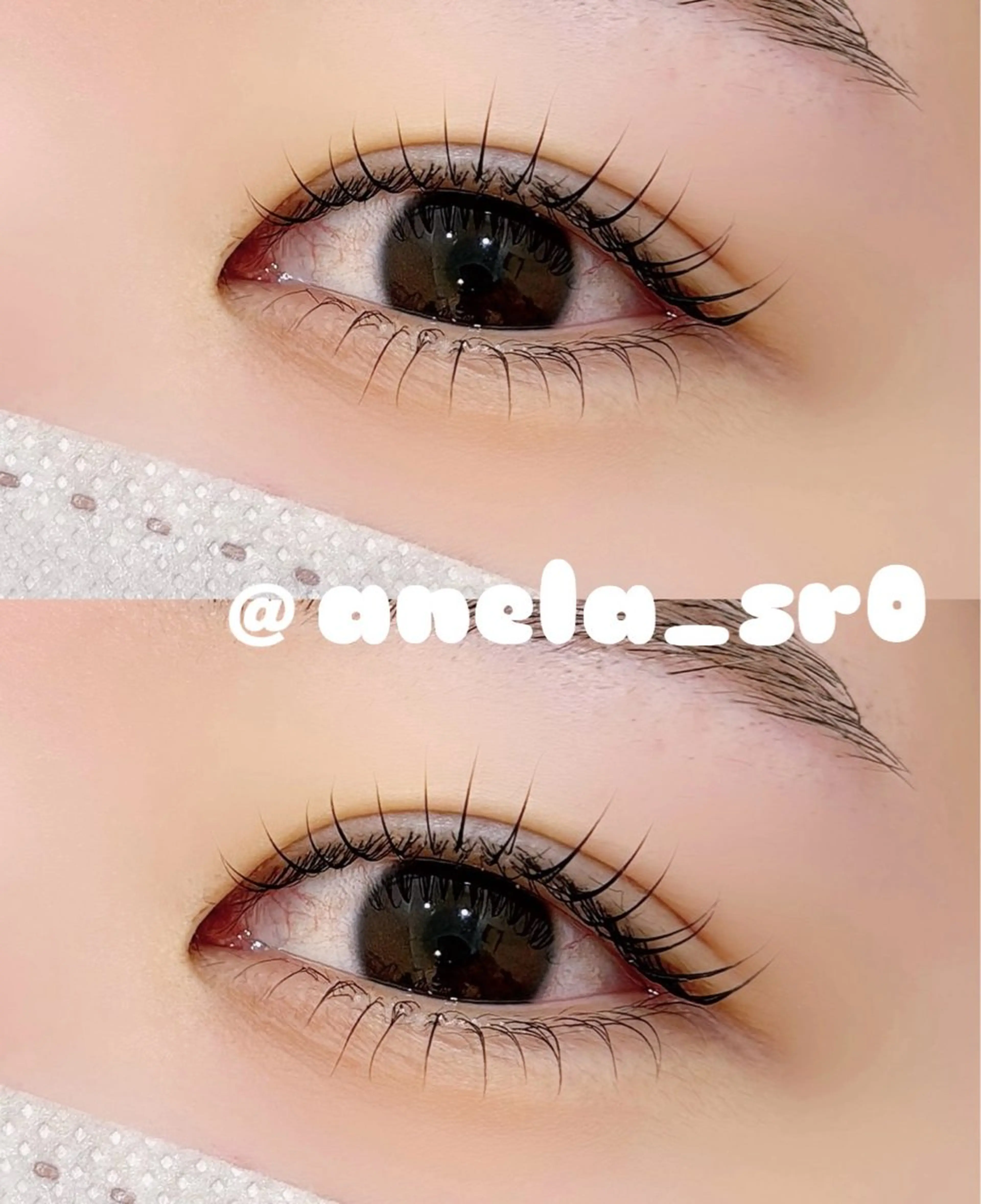 マツエク・マツパ 下まつげエクステ 一重×まつ毛パーマ マツパ Eyelash & Nail ANELA所属・🫧ANELA 堀江🩵の眉毛・アイブロウイメージ