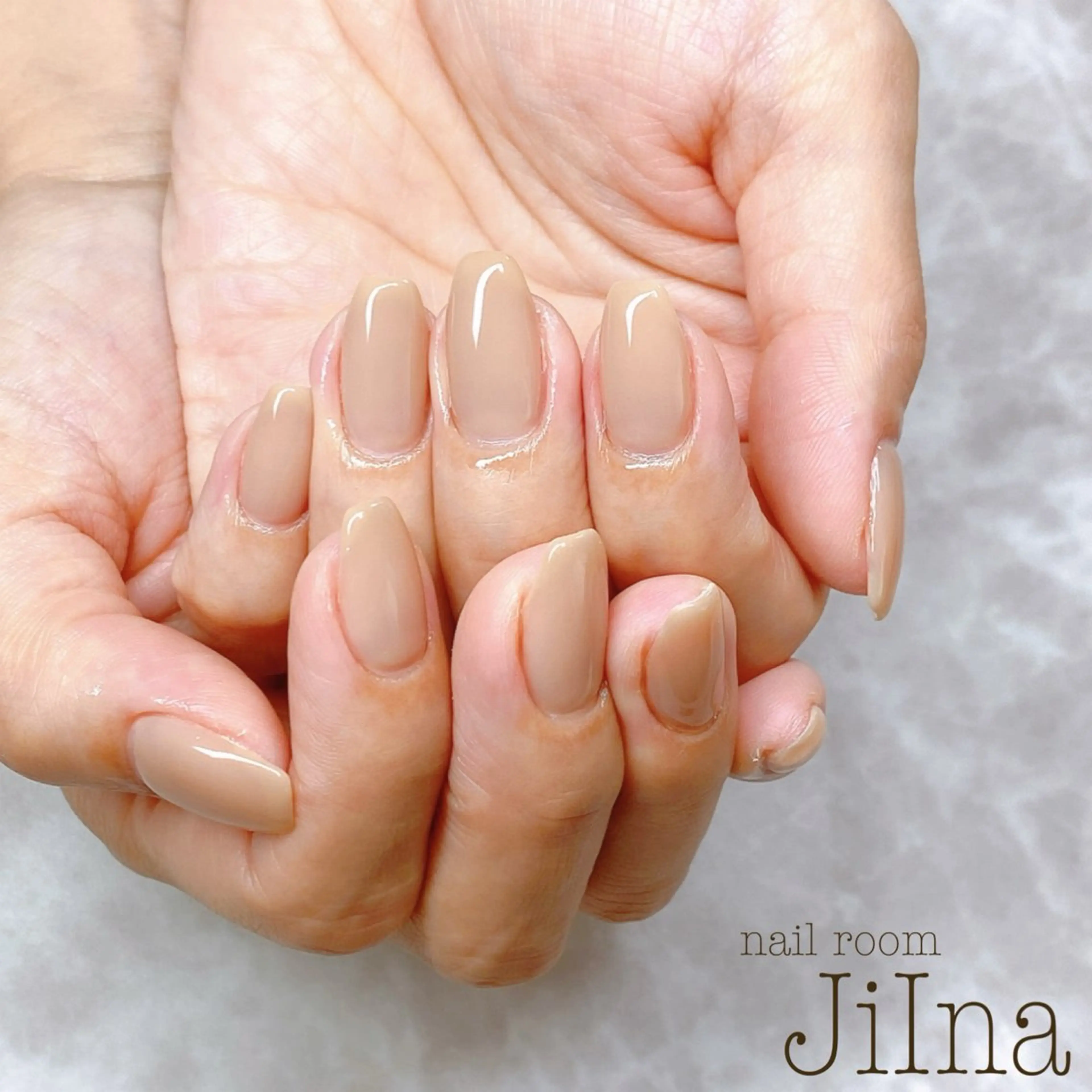 ネイル ワンカラーネイル JiIna nailのネイルデザイン