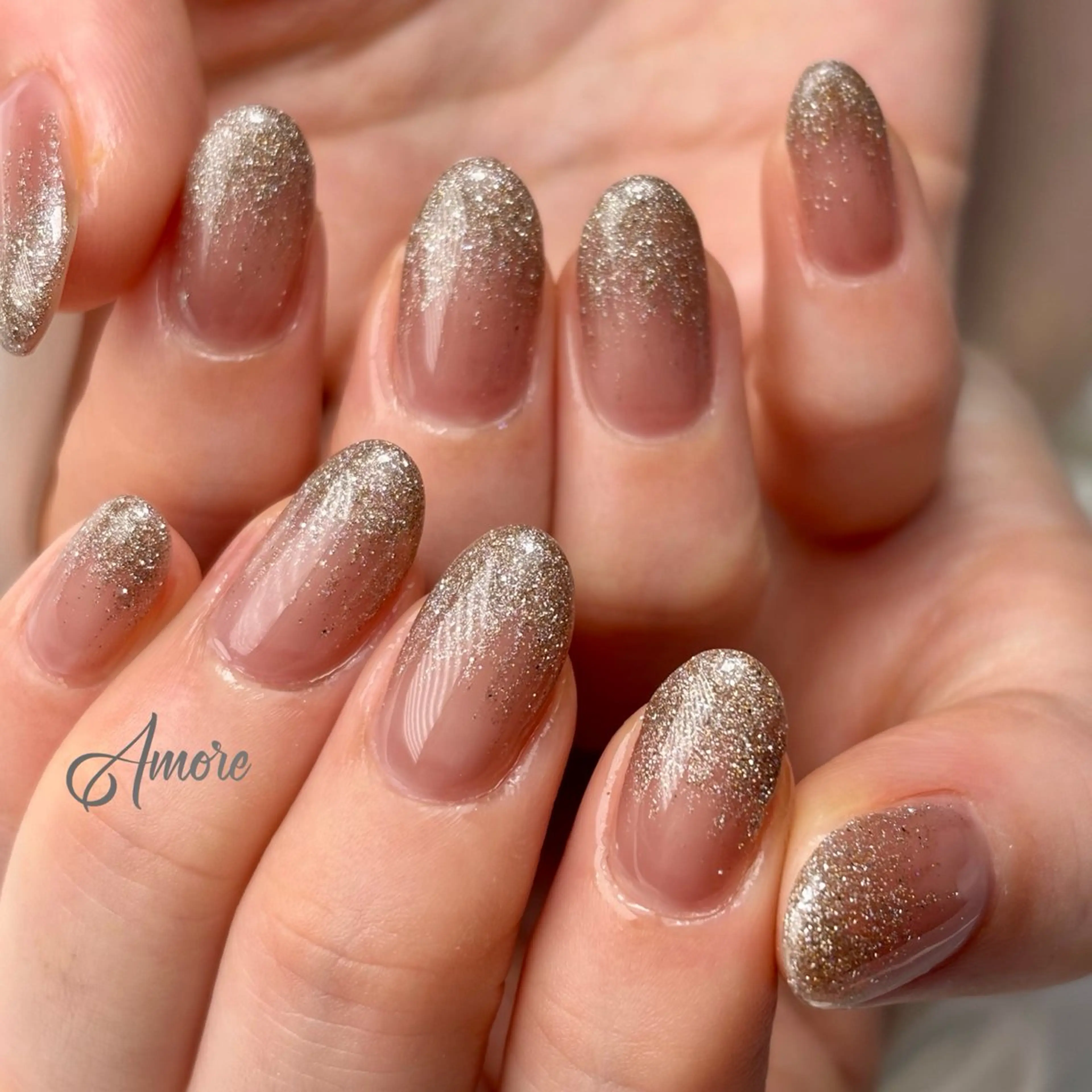 ネイル ジェルネイル キラキラネイル 韓国ネイル マグネットネイル パラジェル You kyehwaのネイルデザイン