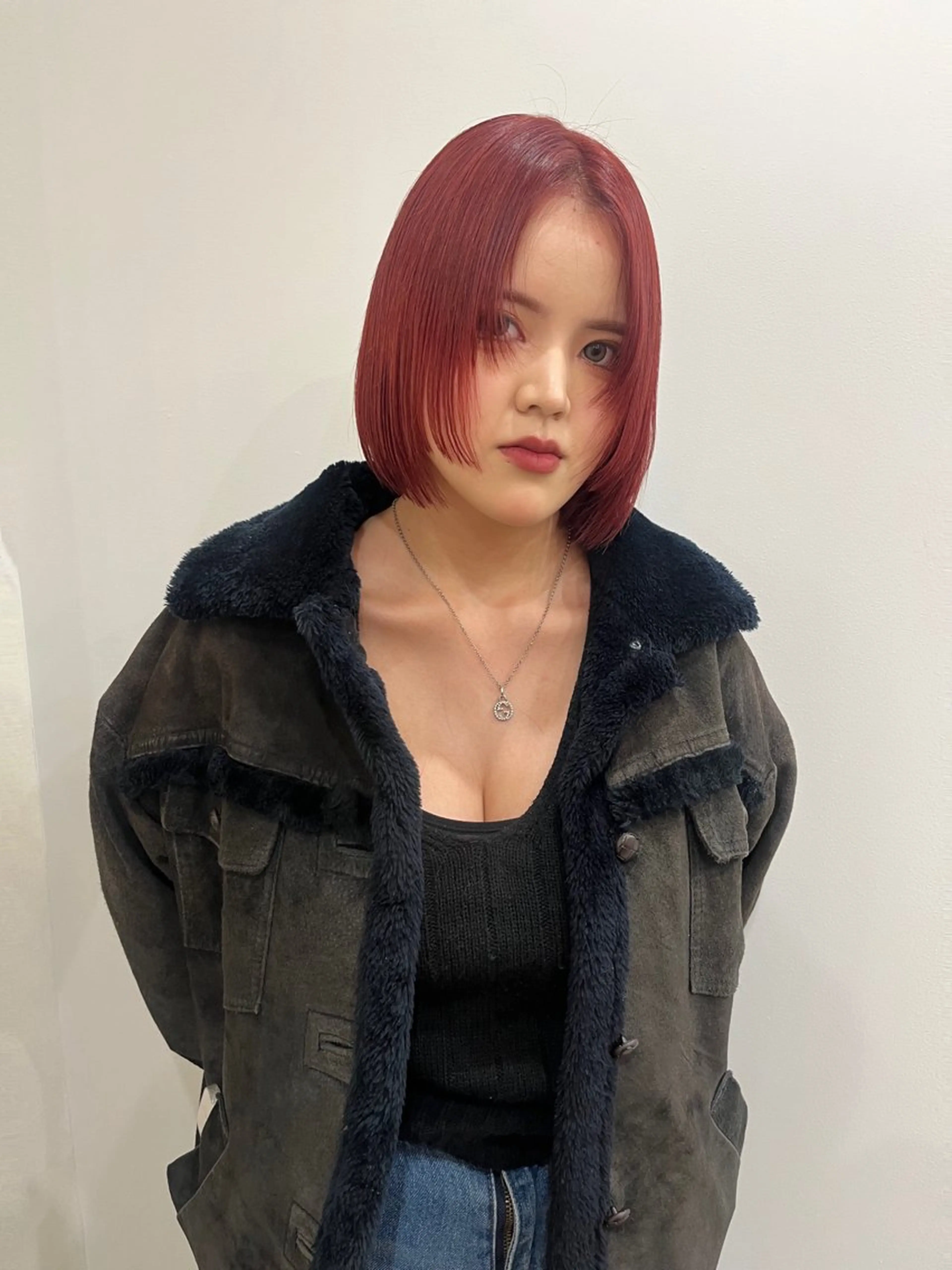 ショート カラー レッドカラー behov所属・柔らかカラー 🤎Tsubasaのヘアスタイル