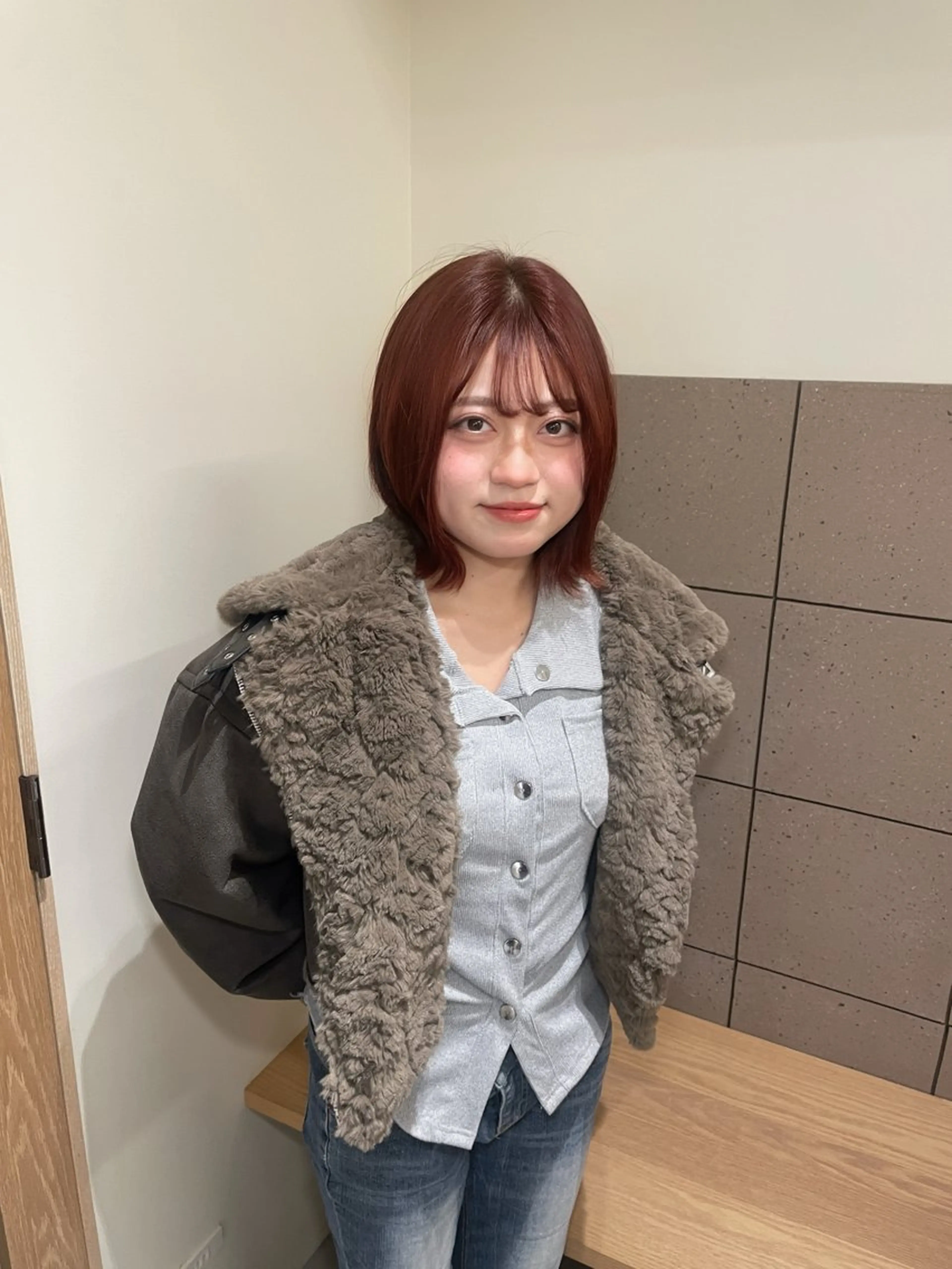 ショート ヘアカラー JURI /HUIのヘアスタイル