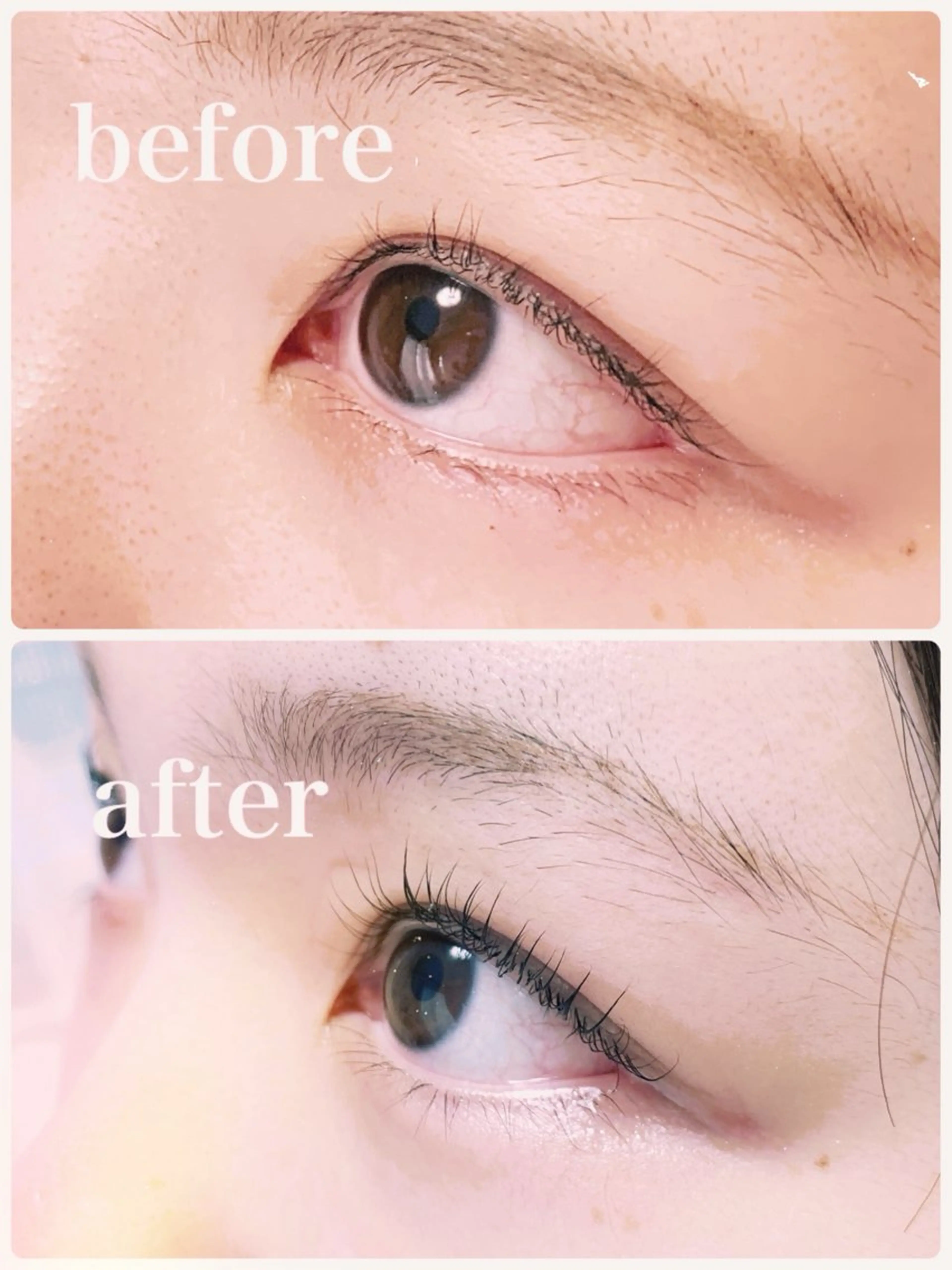 マツエク・マツパ 下まつげエクステ 一重×まつ毛パーマ 青木 理恵のマツエク・マツパデザイン