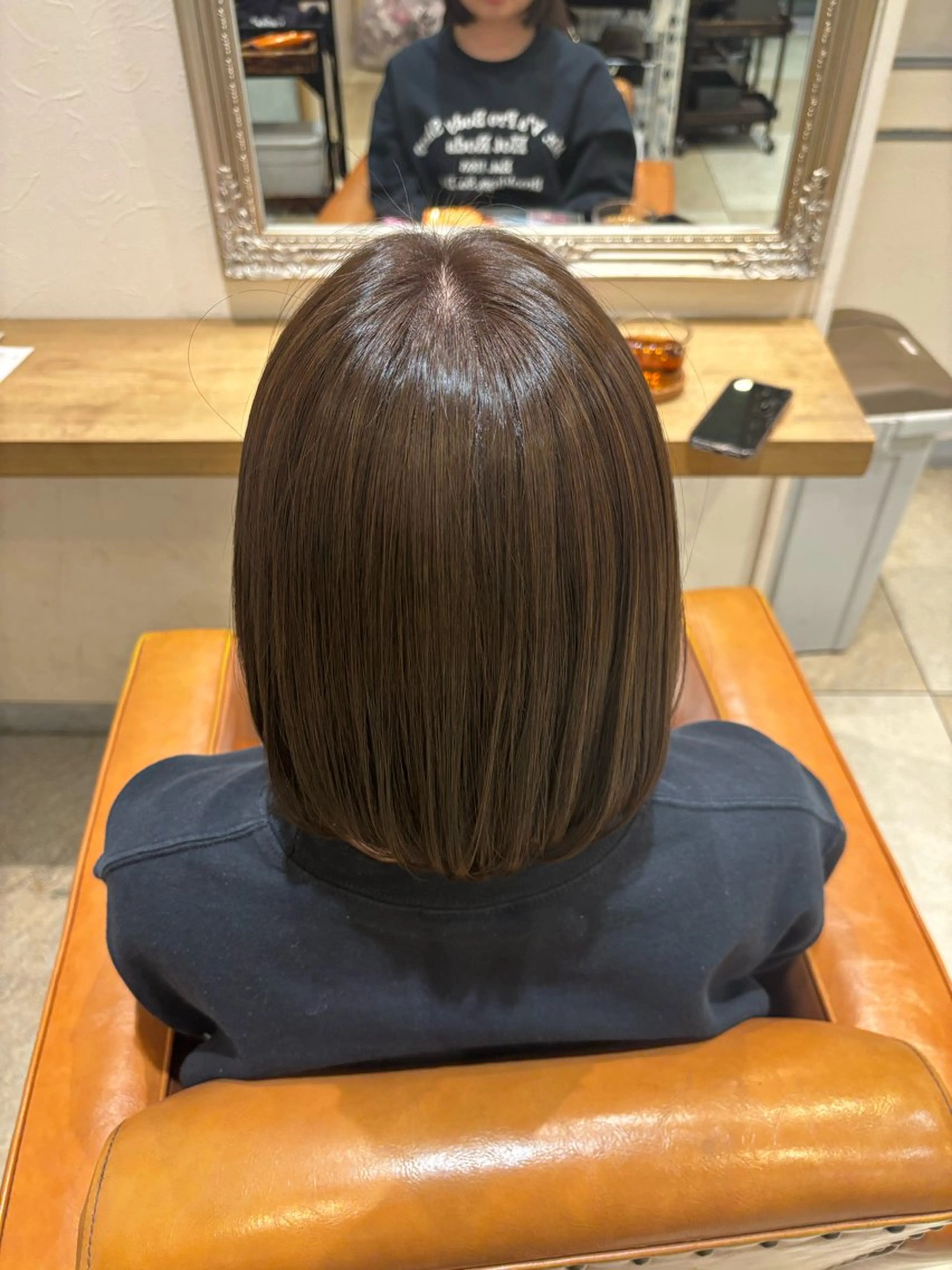 ショート カラー ヘアカラー 万司 来望のヘアスタイル