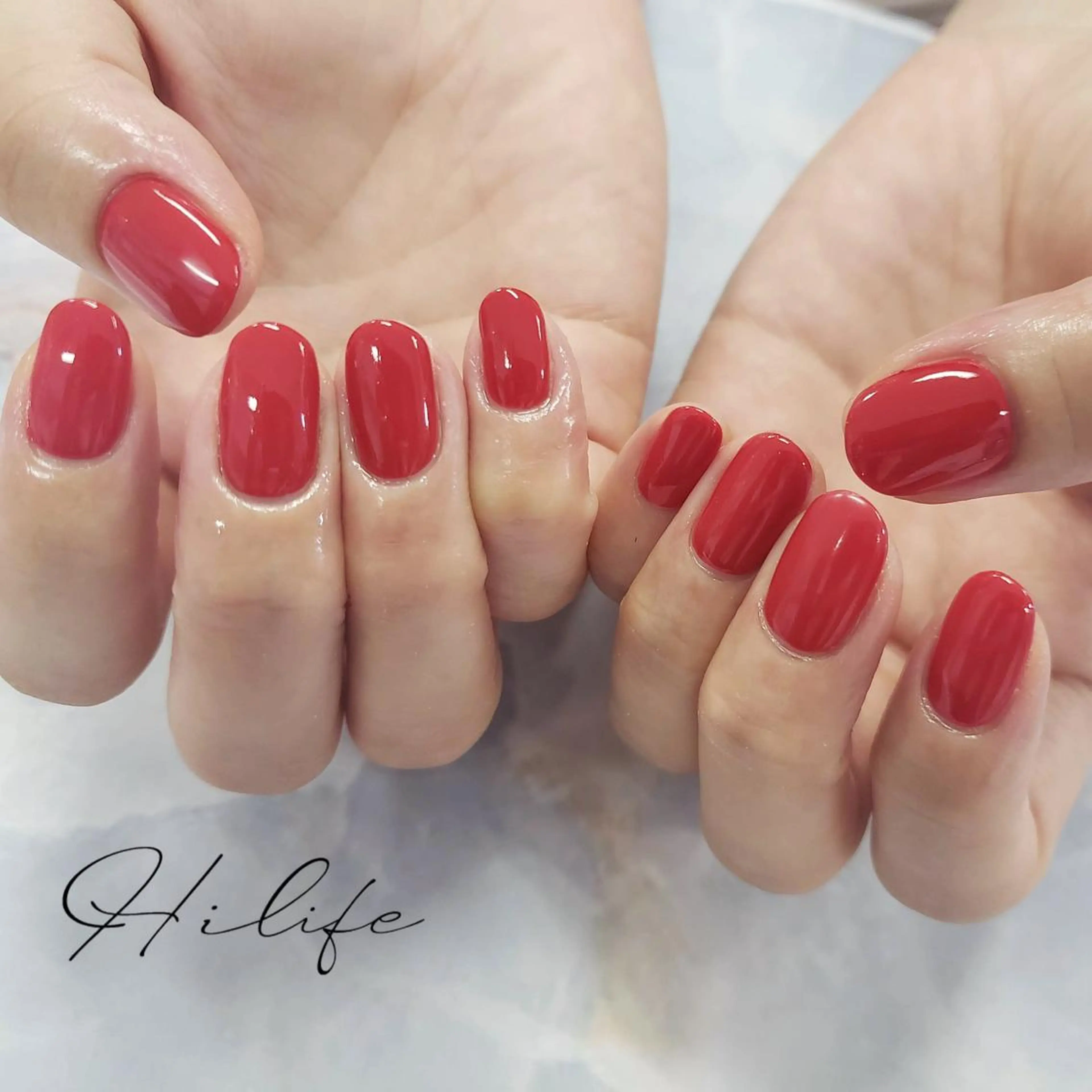 ネイル ワンカラーネイル ハンドネイル Nail Adore.のネイルデザイン