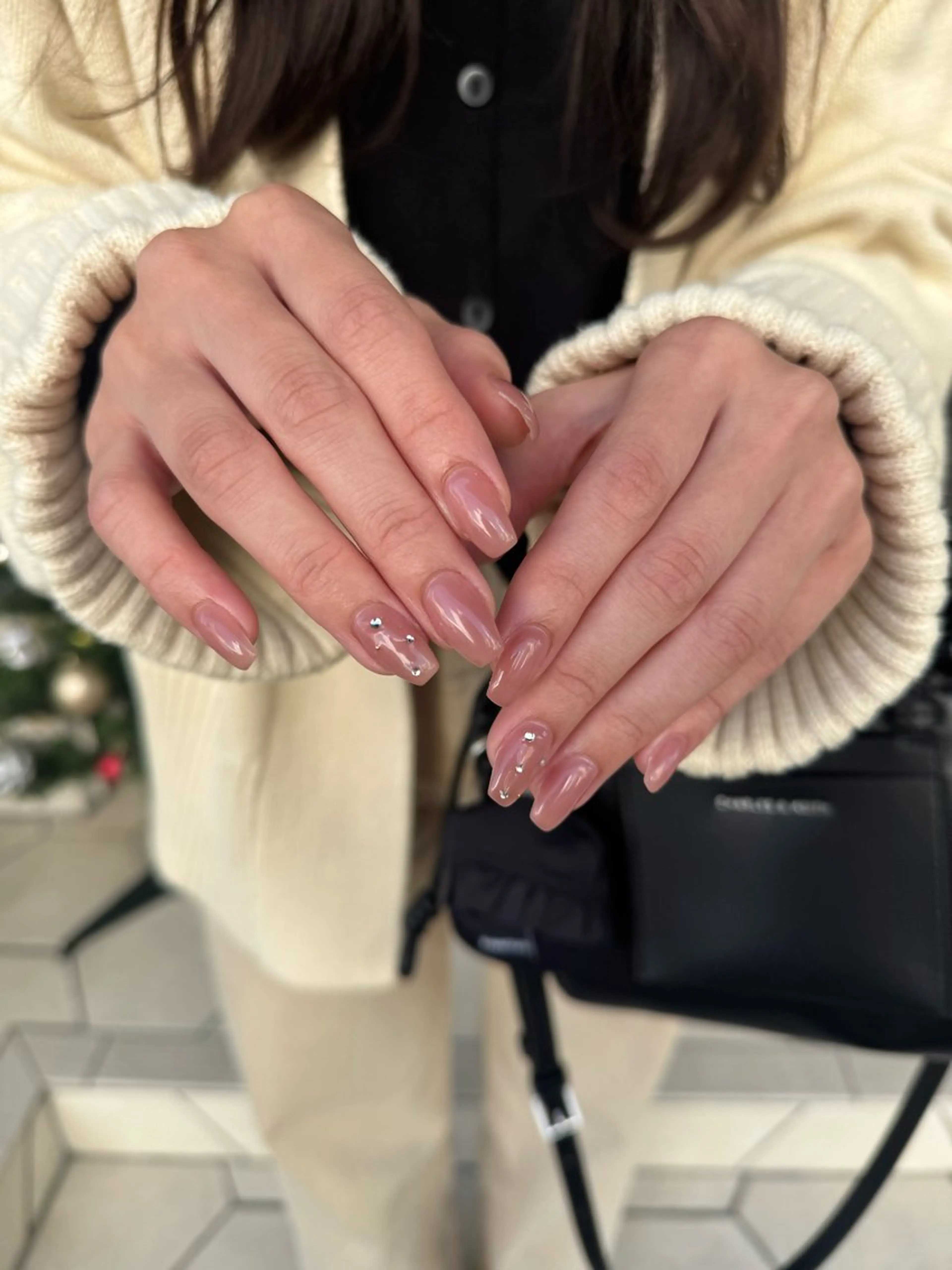 ネイル ピンク シンプルネイル Rommy Arisaのネイルデザイン