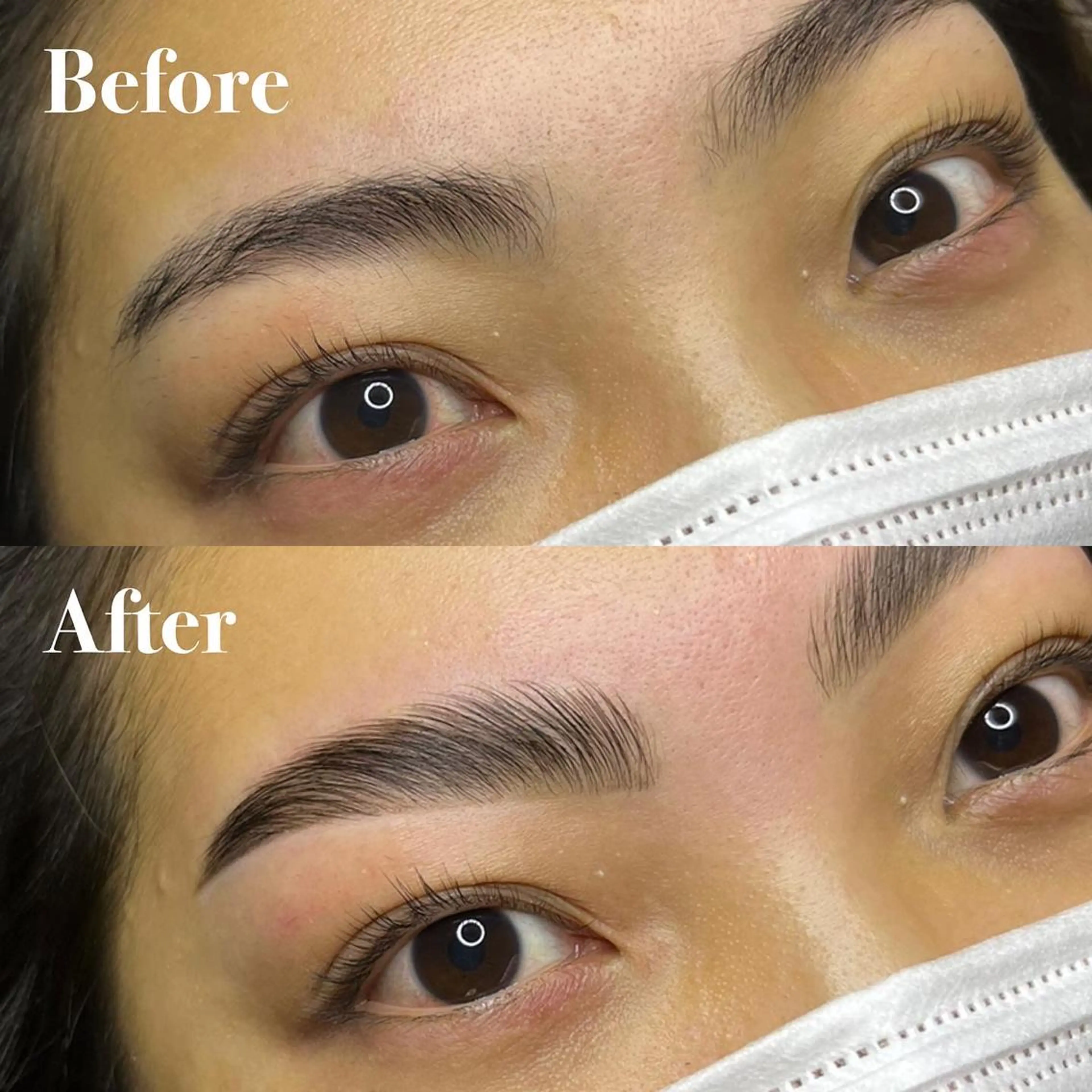 アイブロウ ハリウッドブロウリフト 眉毛と韓国肌質改善 サロン　和泉府中のエステ・リラクイメージ