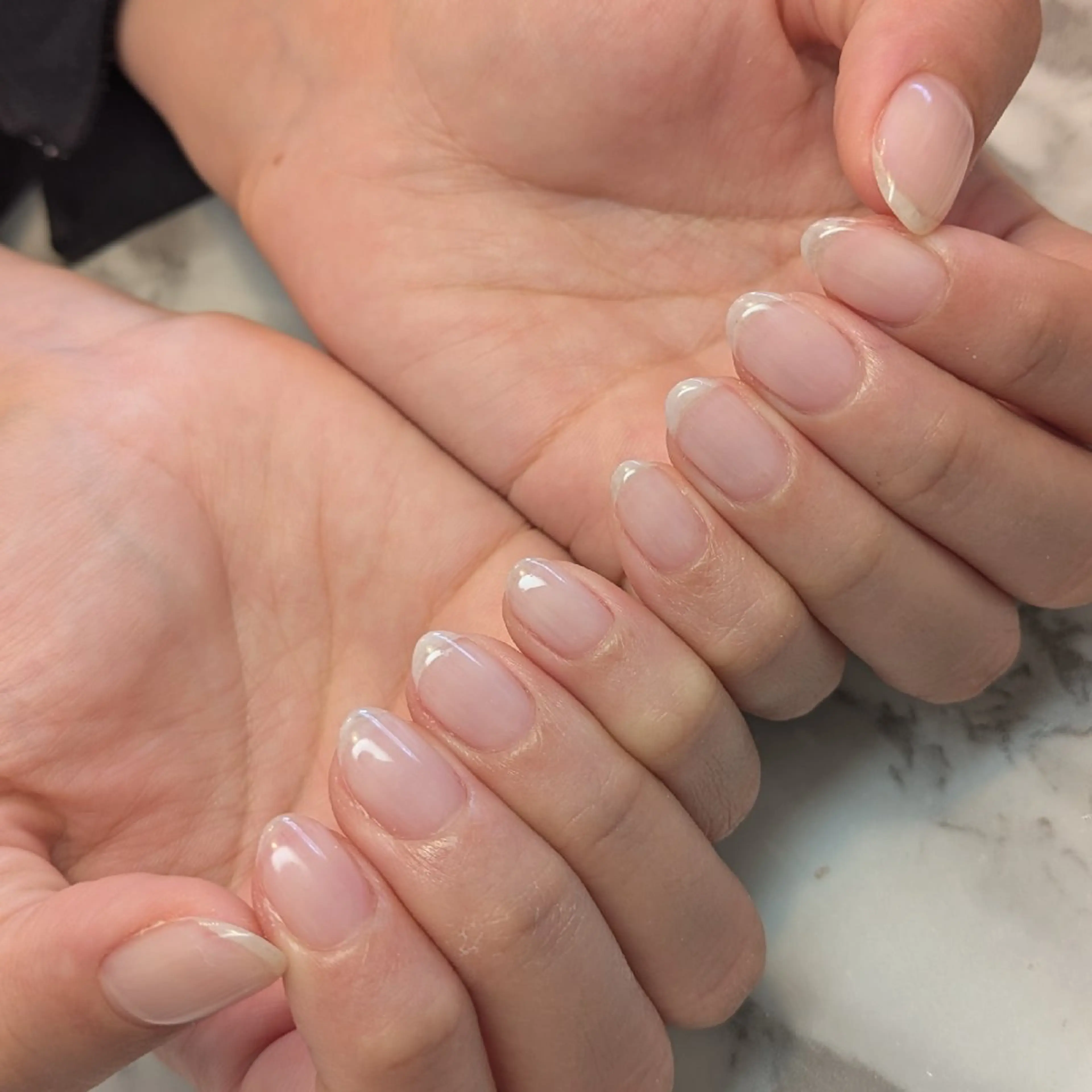 ネイル クリアネイル ジェヌインネイル 河内のネイルデザイン