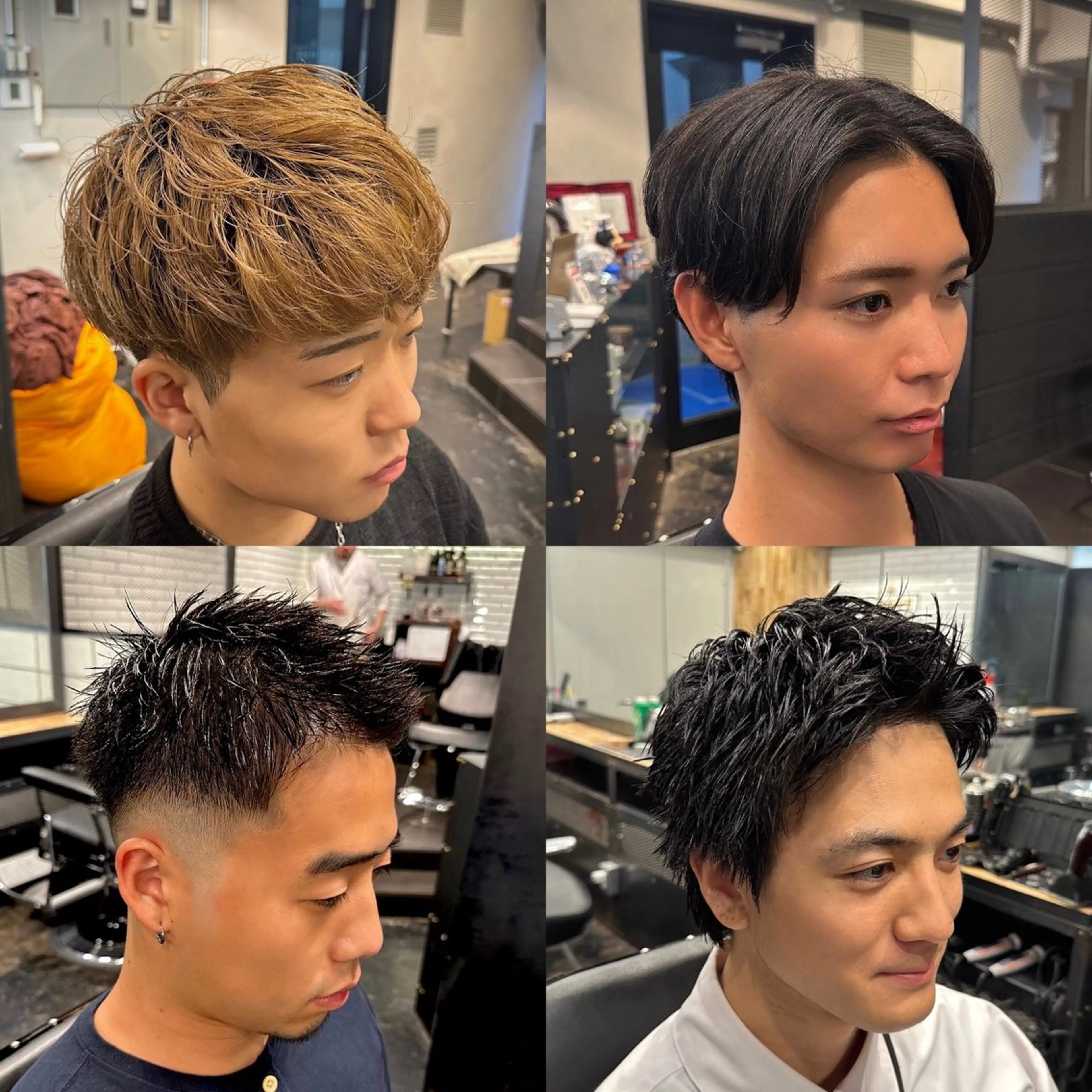 ショート メンズ ツイスパ/メンズ パーマ/歩夢のヘアスタイル