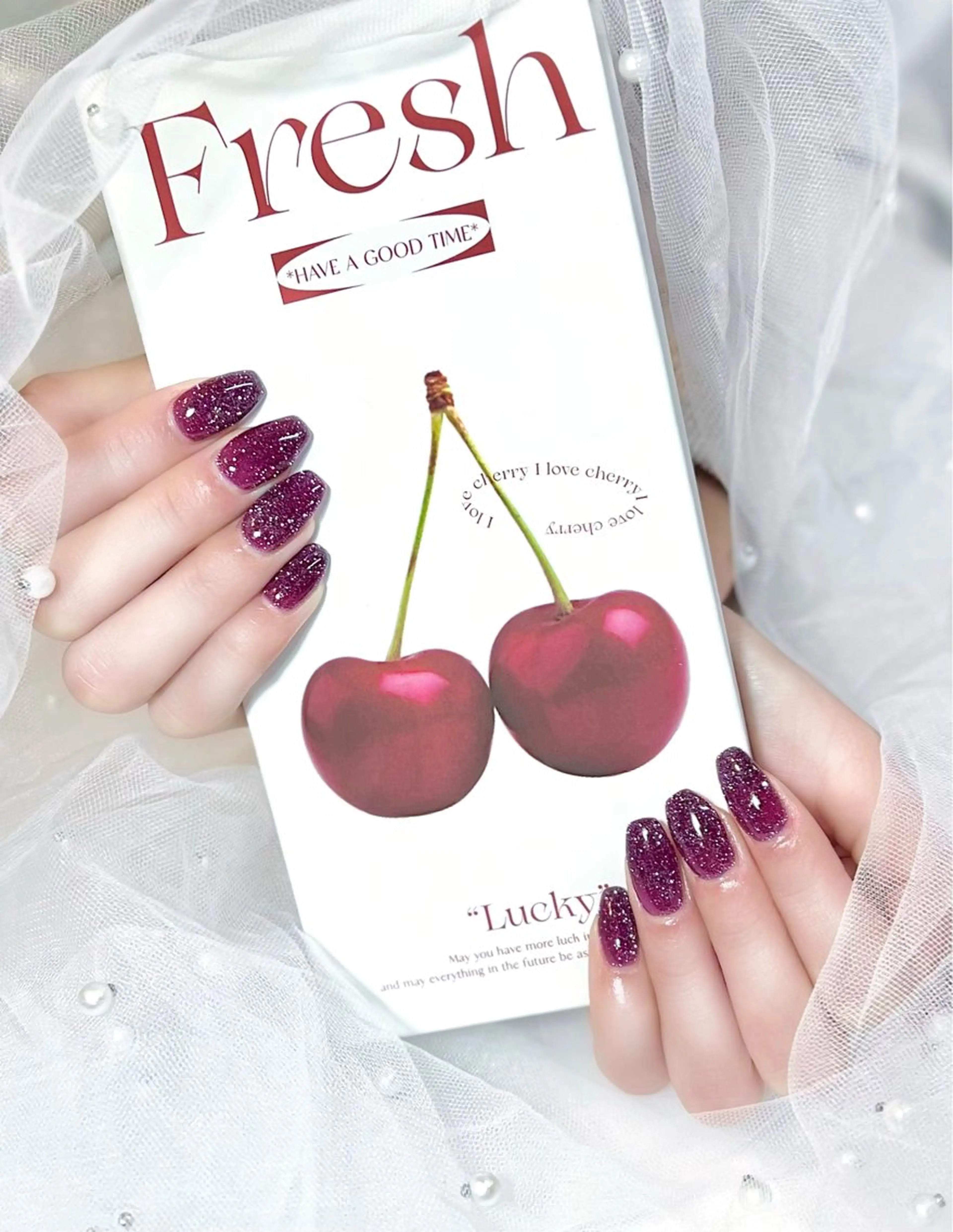 ネイル フラッシュネイル 韓国ネイル ワンカラーネイル パープル Chat　noir所属・【chatnoir】 MIYUのネイルデザイン