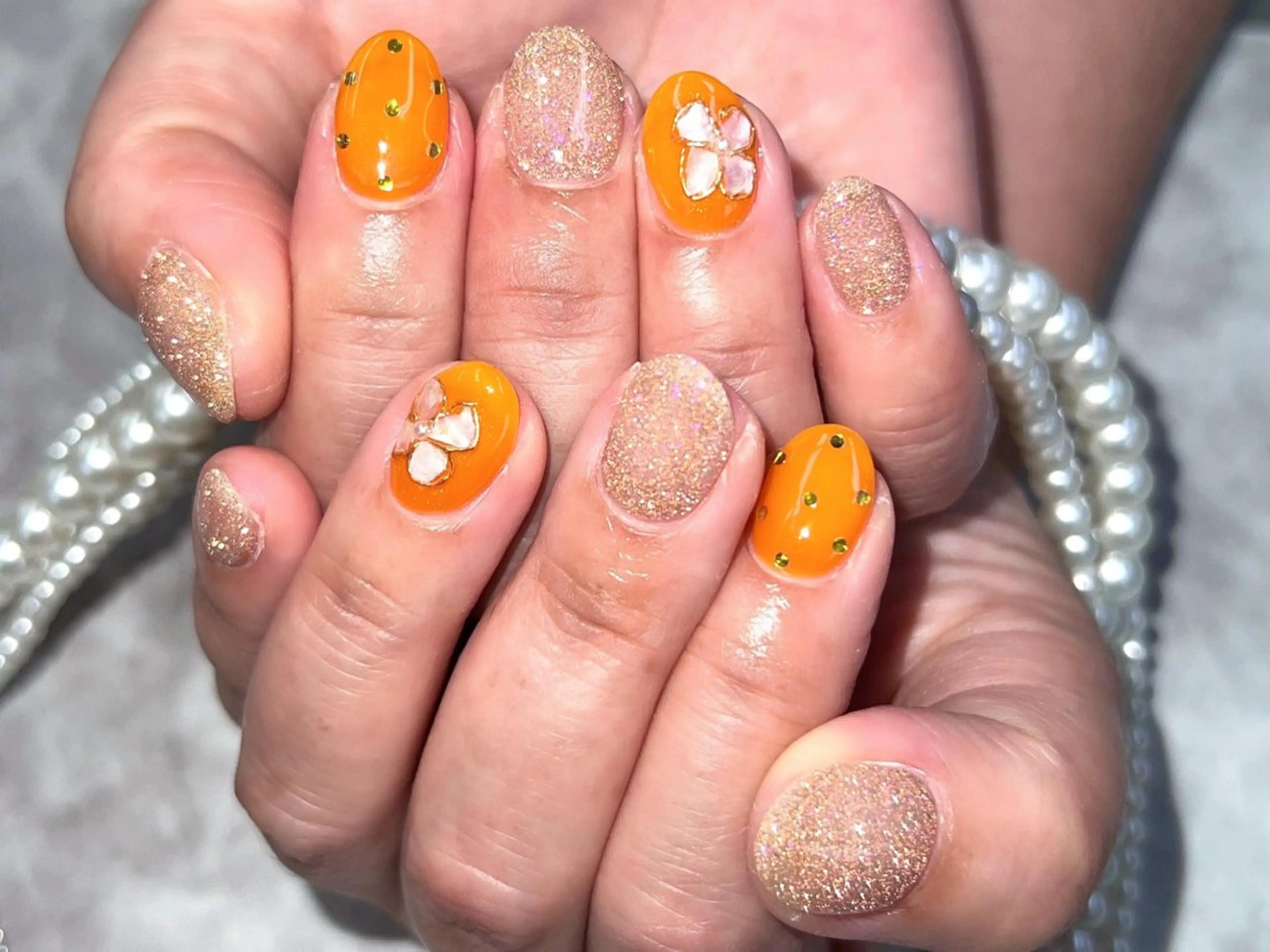 ネイル フラッシュネイル ハンドネイル Nail Salon Lianのネイルデザイン
