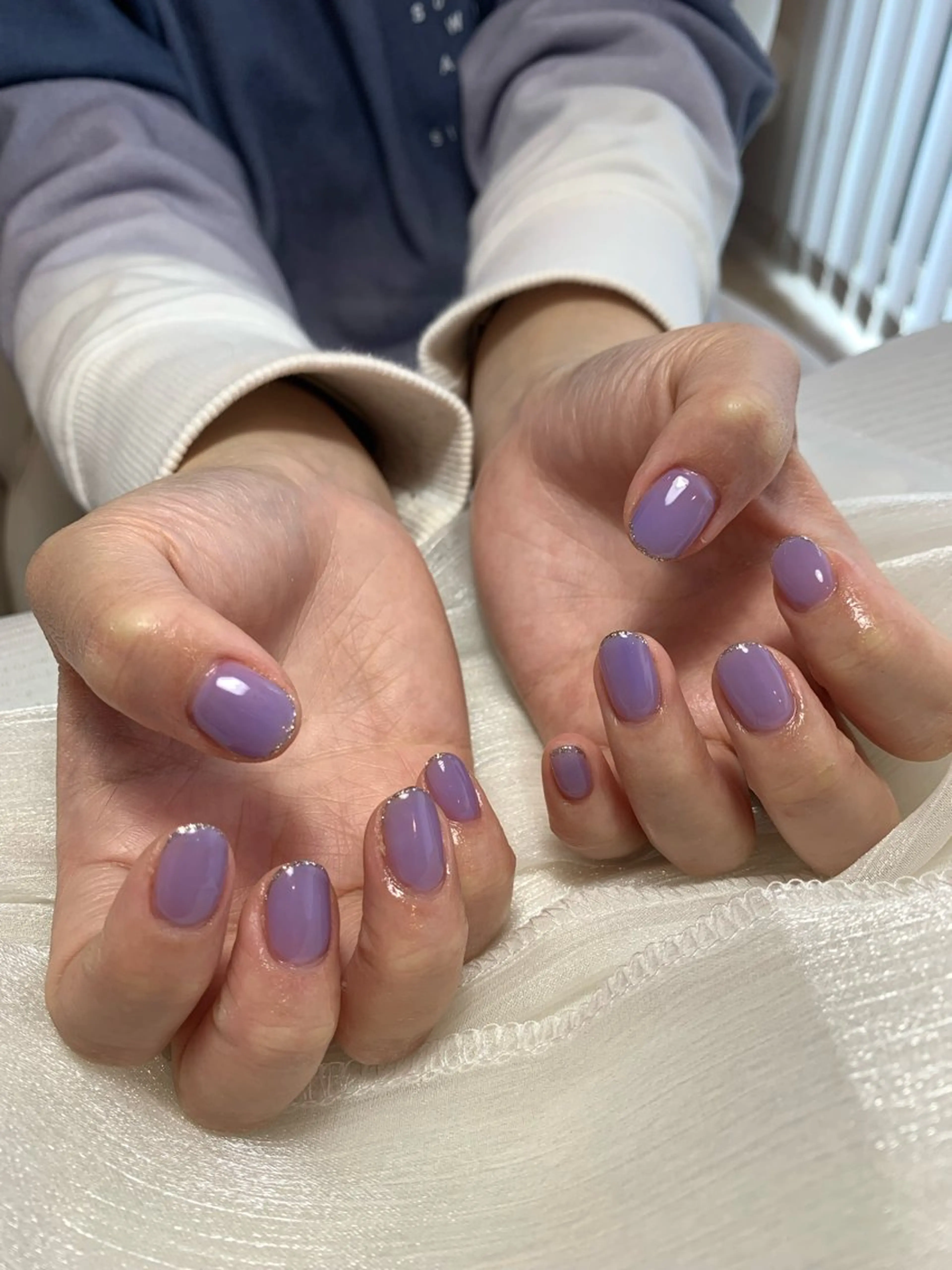 ネイル ラメ(グリッター) ハンドネイル 自宅サロン鎌倉 KORONのネイルデザイン