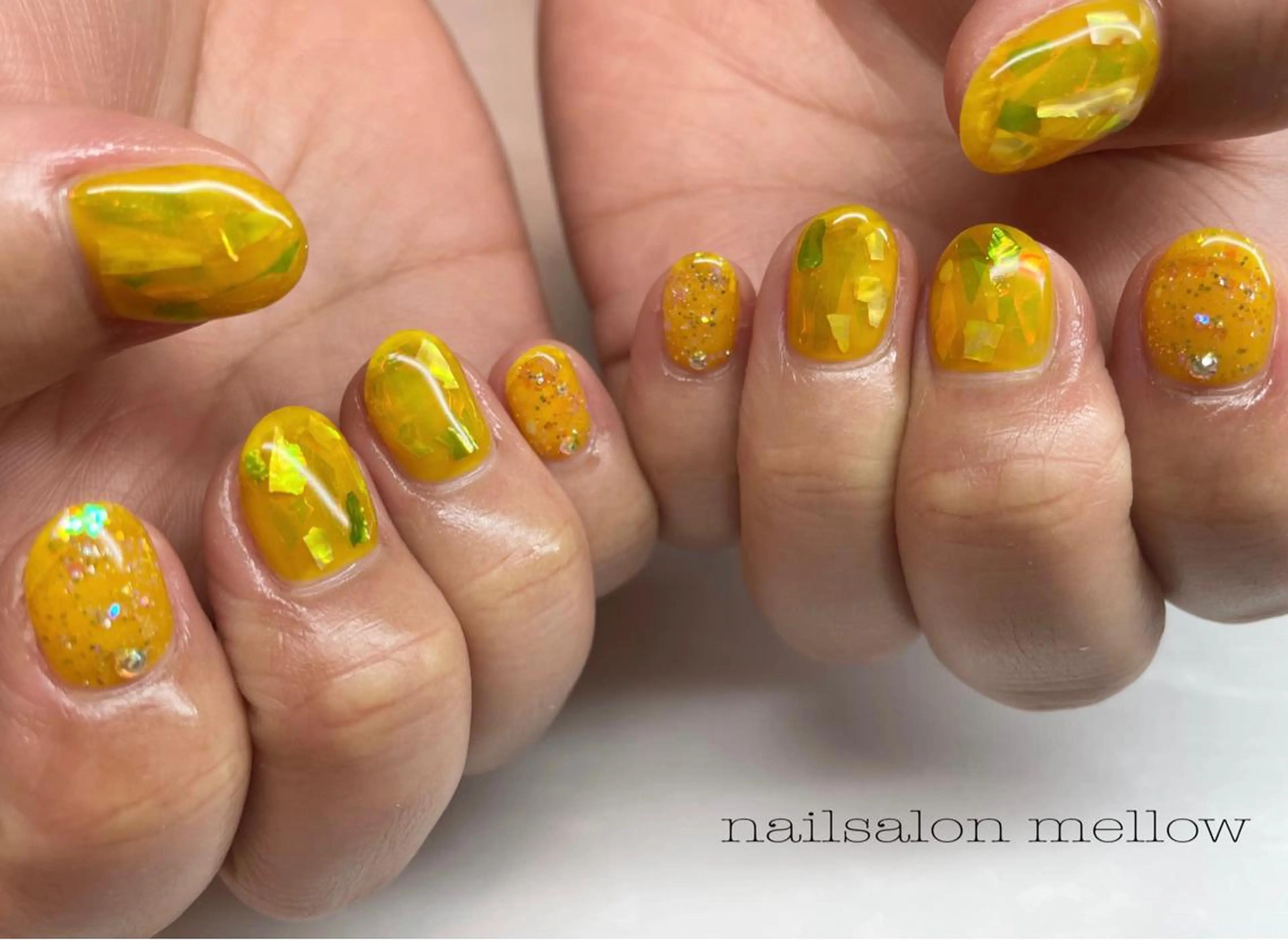 ネイル オーロラネイル 大山 浩美のネイルデザイン