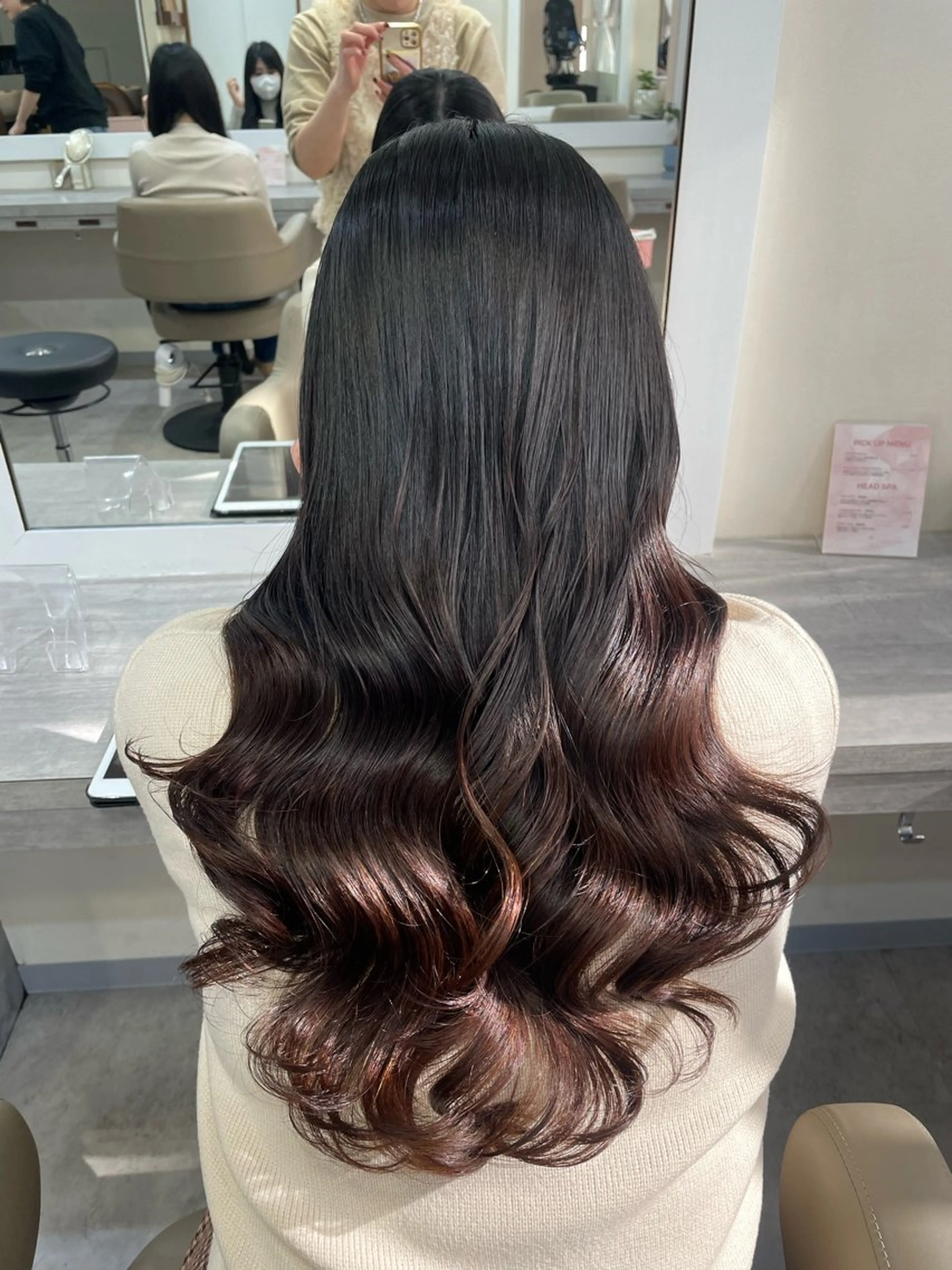 ロング パーマ 韓国風パーマ/ヘア セット/店長みづきのヘアスタイル