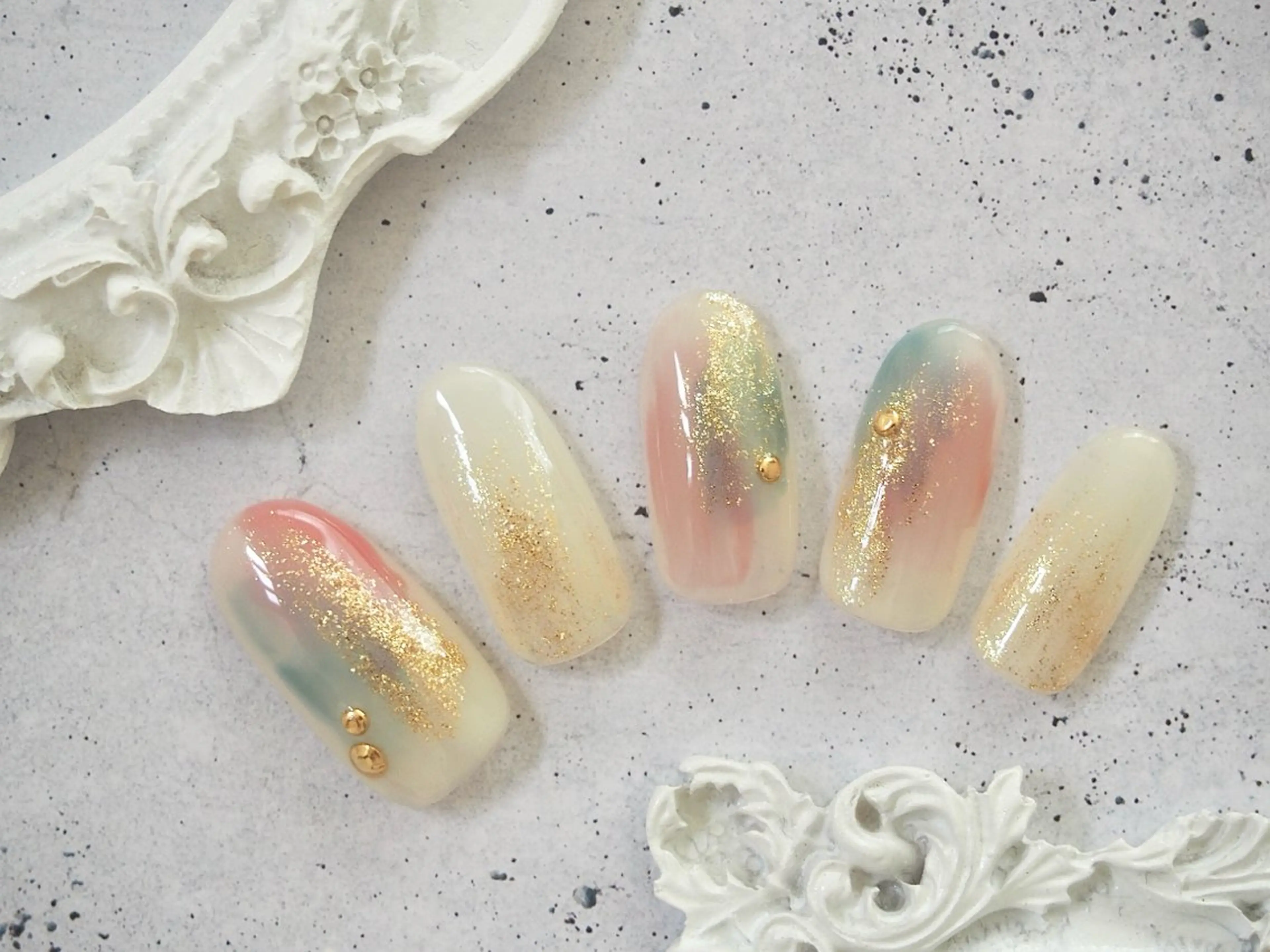 ネイル シンプルネイル nail salon treat あいのネイルデザイン