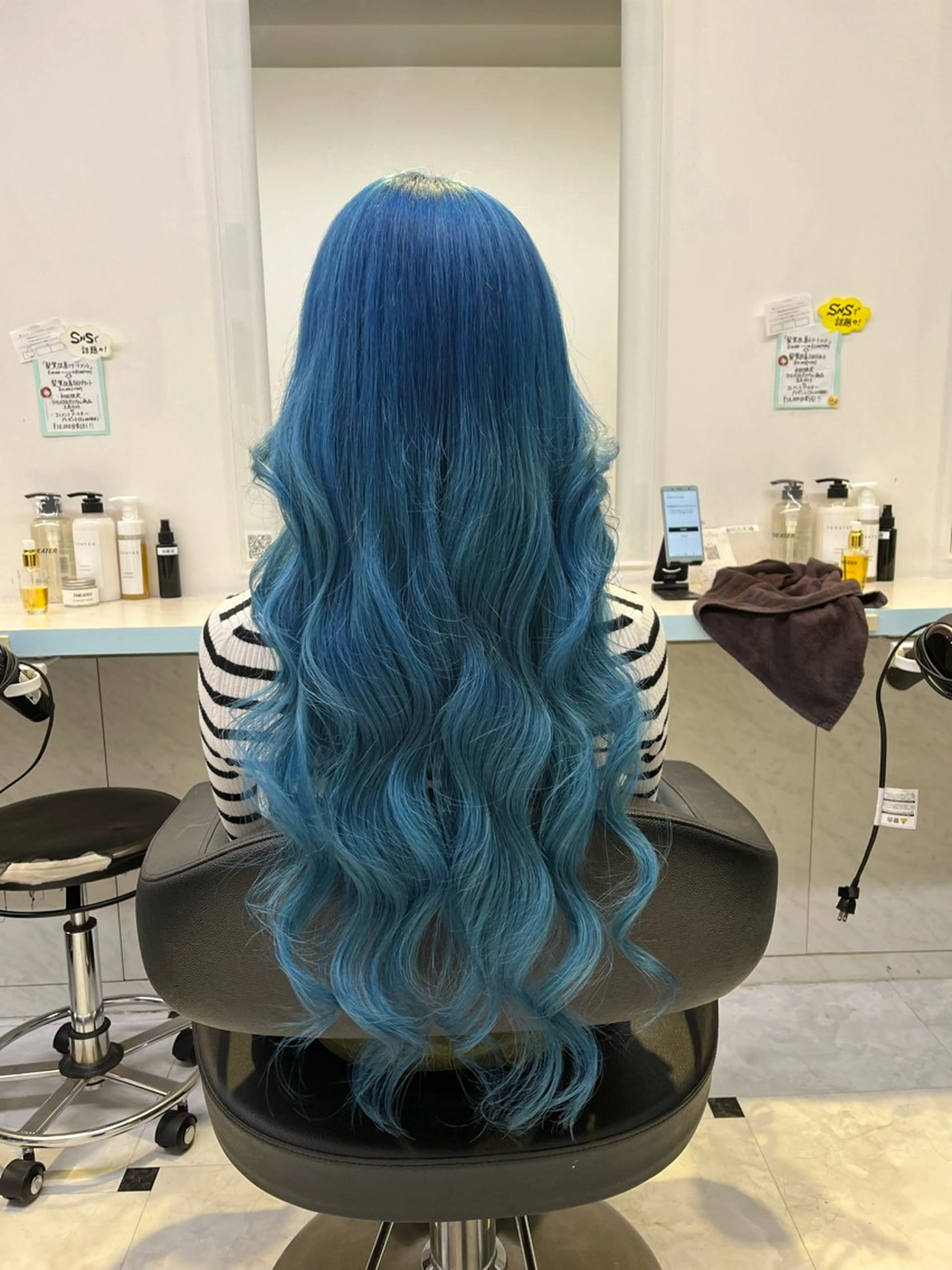 ロング カラー ヘアカラー トリートメント ブリーチカラー 🩵MIZUKIのヘアスタイル
