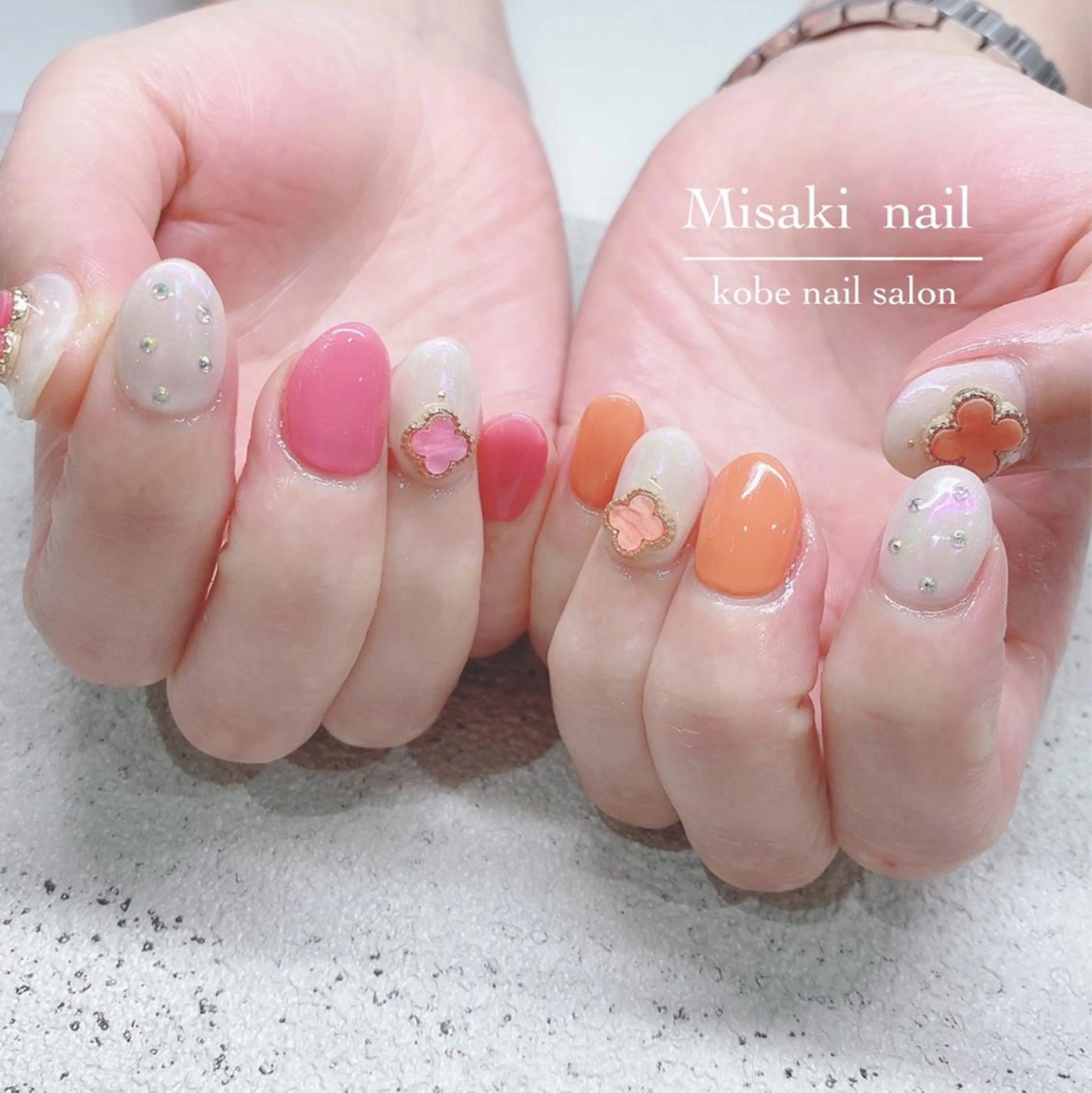 ネイル 韓国ネイル ワンホンネイル ハンドネイル nailsalon miinailsのネイルデザイン