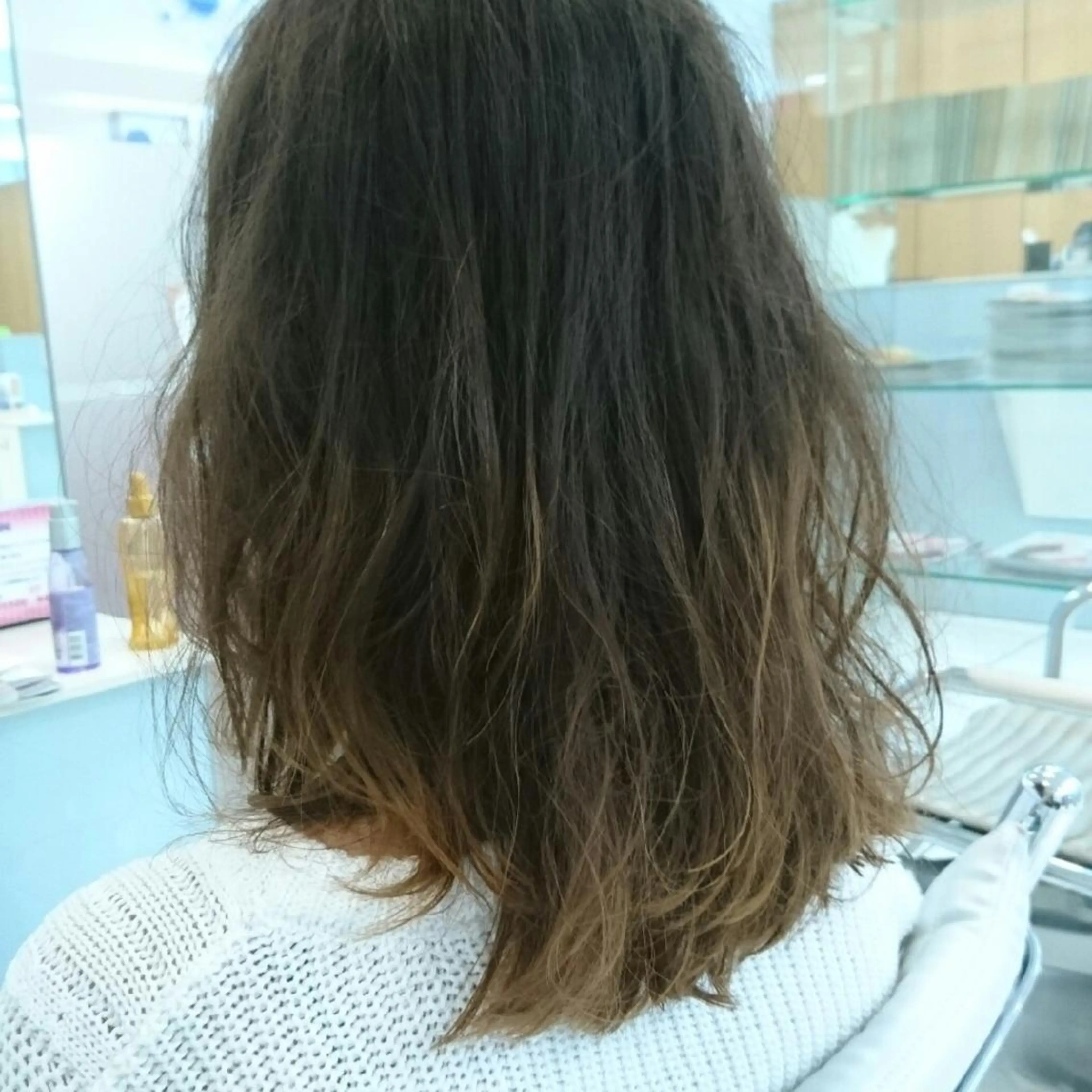 パーマ ミディアム 仲村 友孝のヘアスタイル