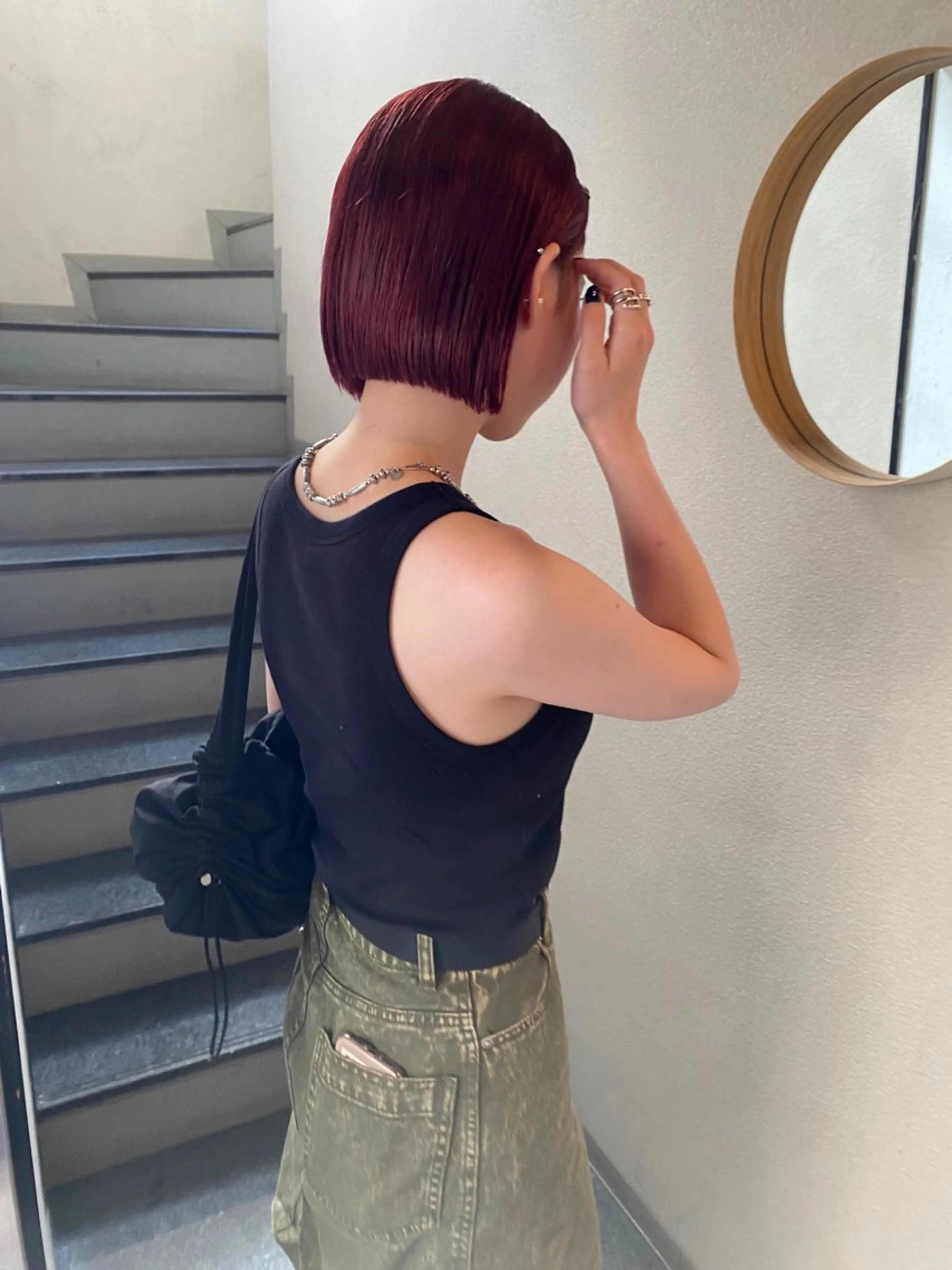 ショート ボブ 福田 千紗のヘアスタイル